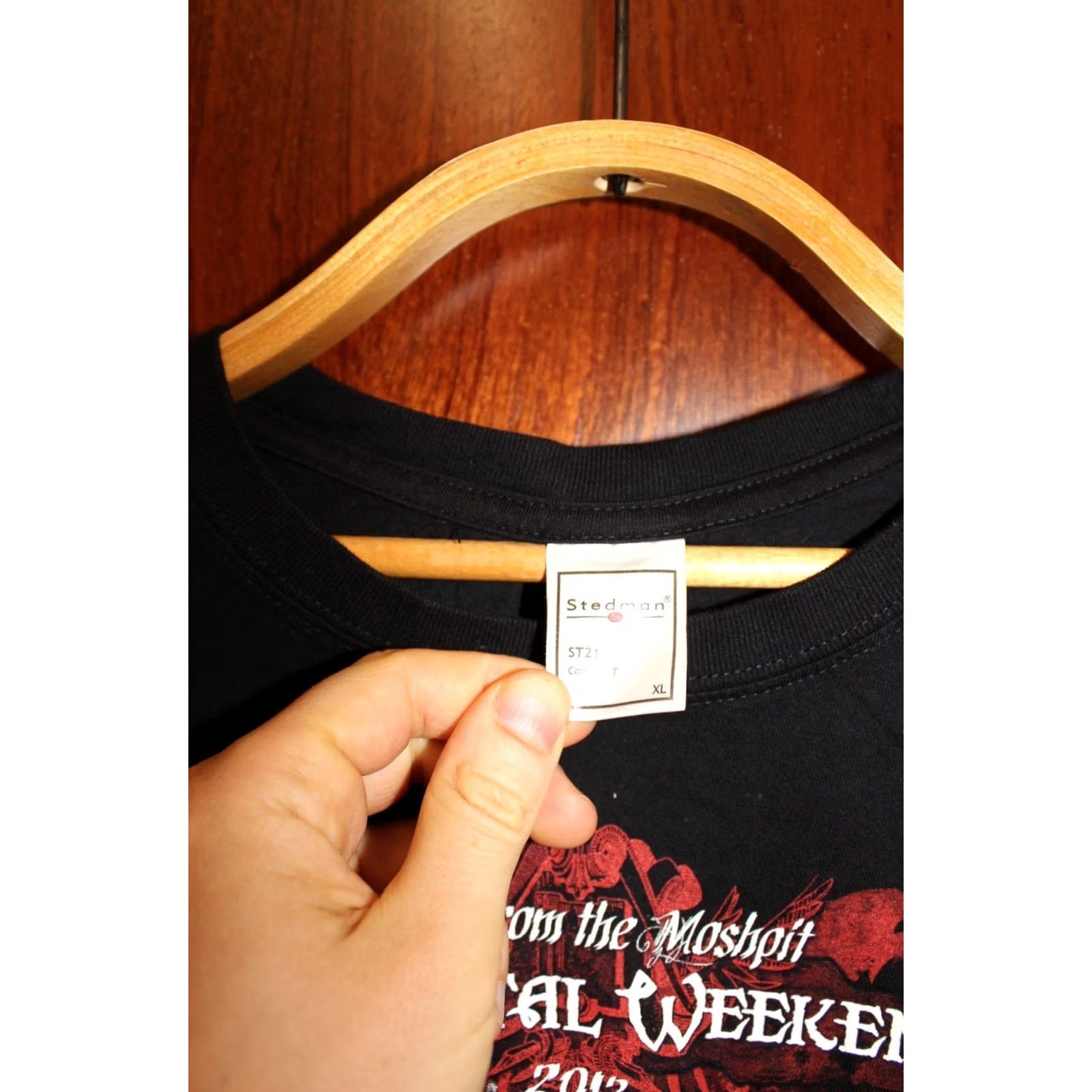 Vintage VINTAGE STP Metal Weekend 2013 T-Shirt Rock Heavy XL Black Mens Shirt XL Rock 2010s Size US XL / EU 56 / 4 - 3 Thumbnail