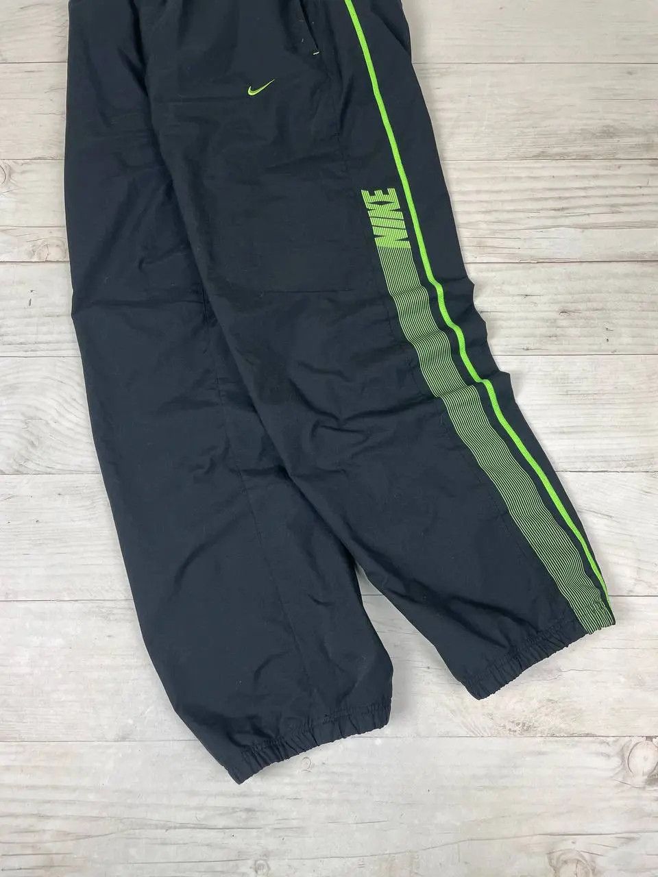 Nike Vintage Nike Track Pants Striped 00s Swoosh Y2K Size US 34 / EU 50 - 2 Thumbnail