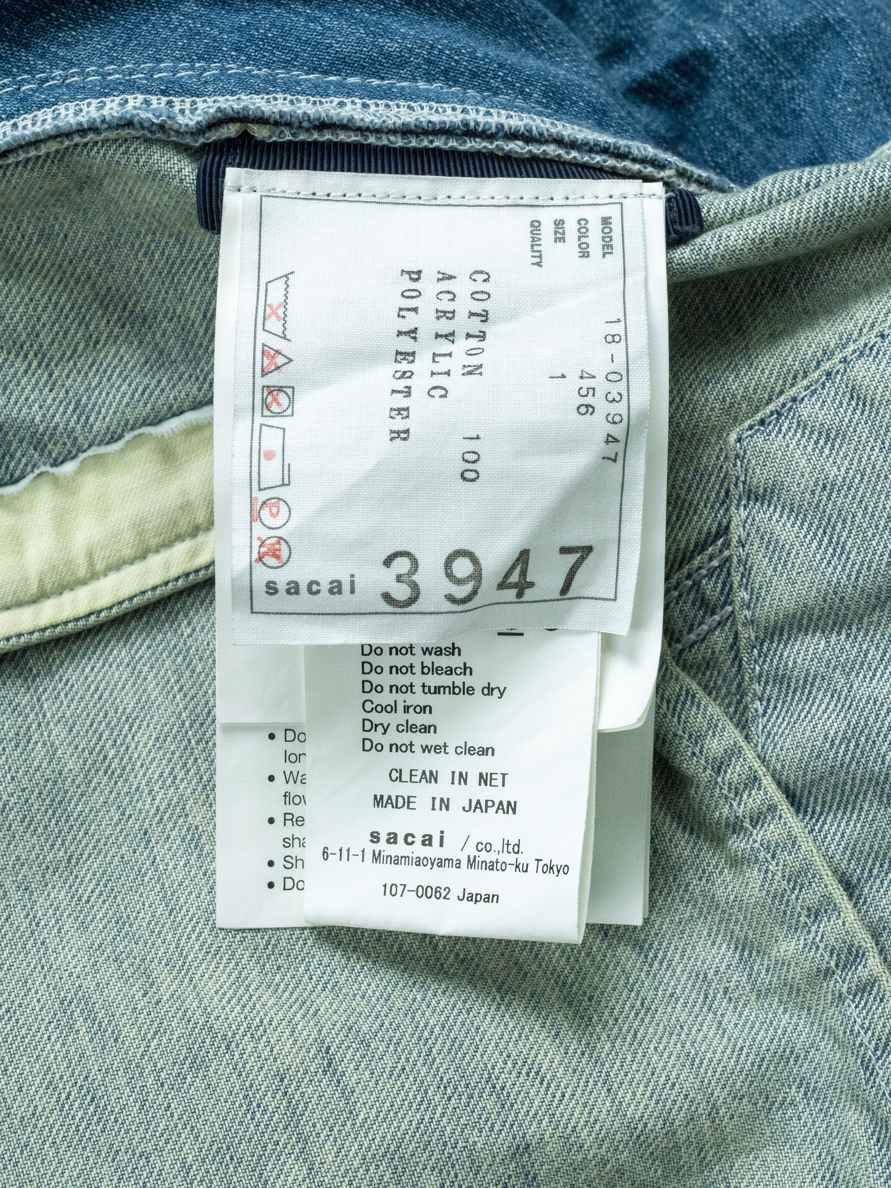 Sacai Sacai Blue Washed Denim Jackets With Fur Collar Size S / US 4 / IT 40 - 7 Thumbnail