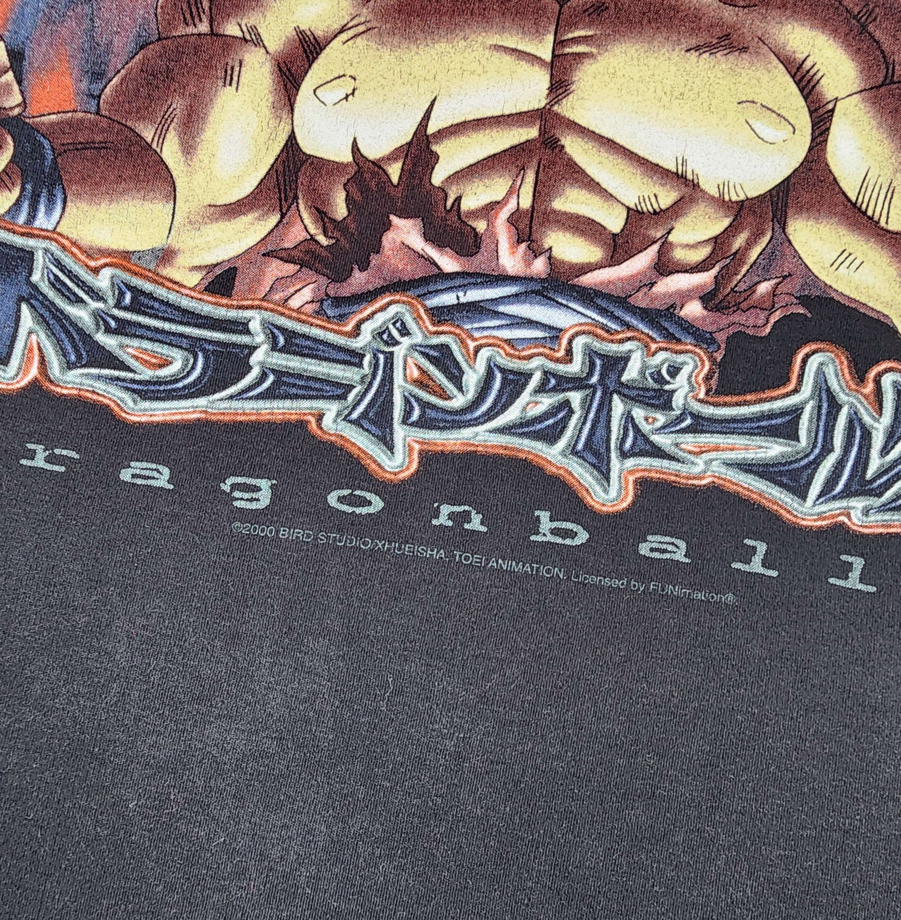 Vintage Y2K Goku vs Freezer 2000 tee