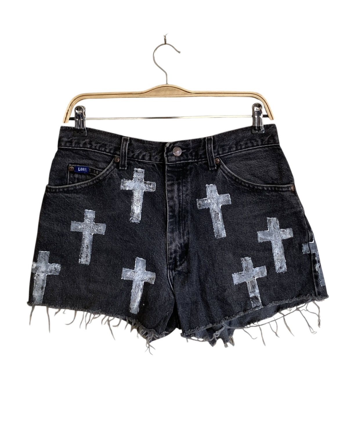 Lee Vintage Brand Lee x Re+plus Short Jeans 1990s Size US 28 / EU 44 - 1 Thumbnail