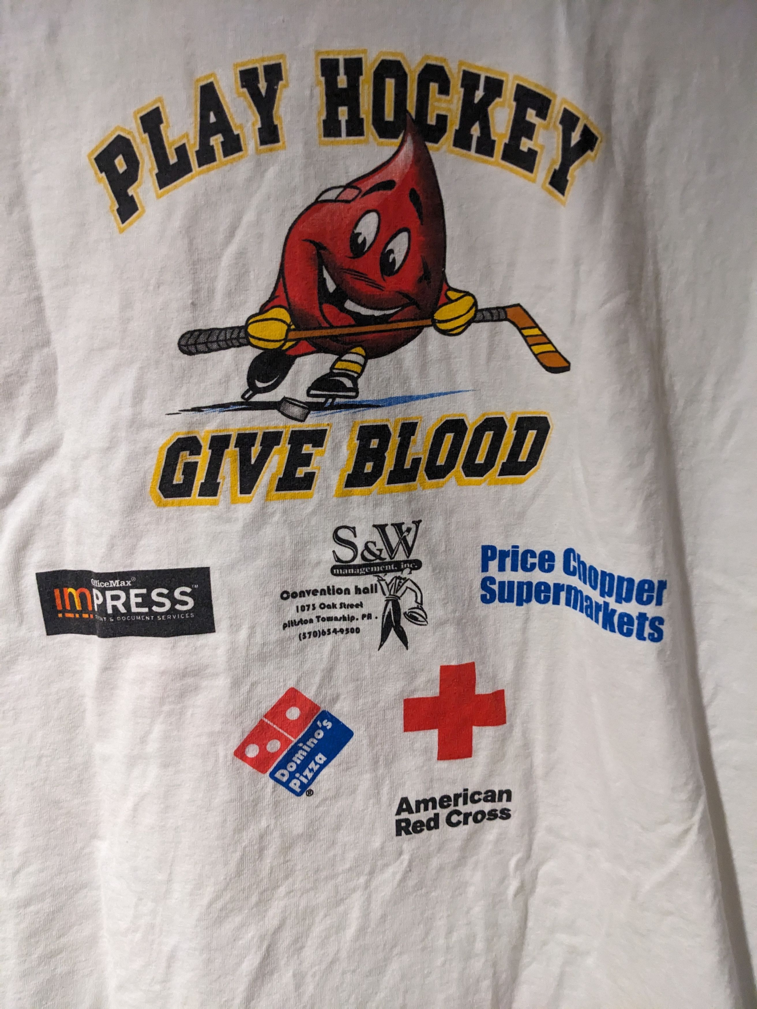 Vintage Vintage Y2K Wilkes-Barre Scranton Penguins Hockey T-Shirt Size US XL / EU 56 / 4 - 8 Thumbnail
