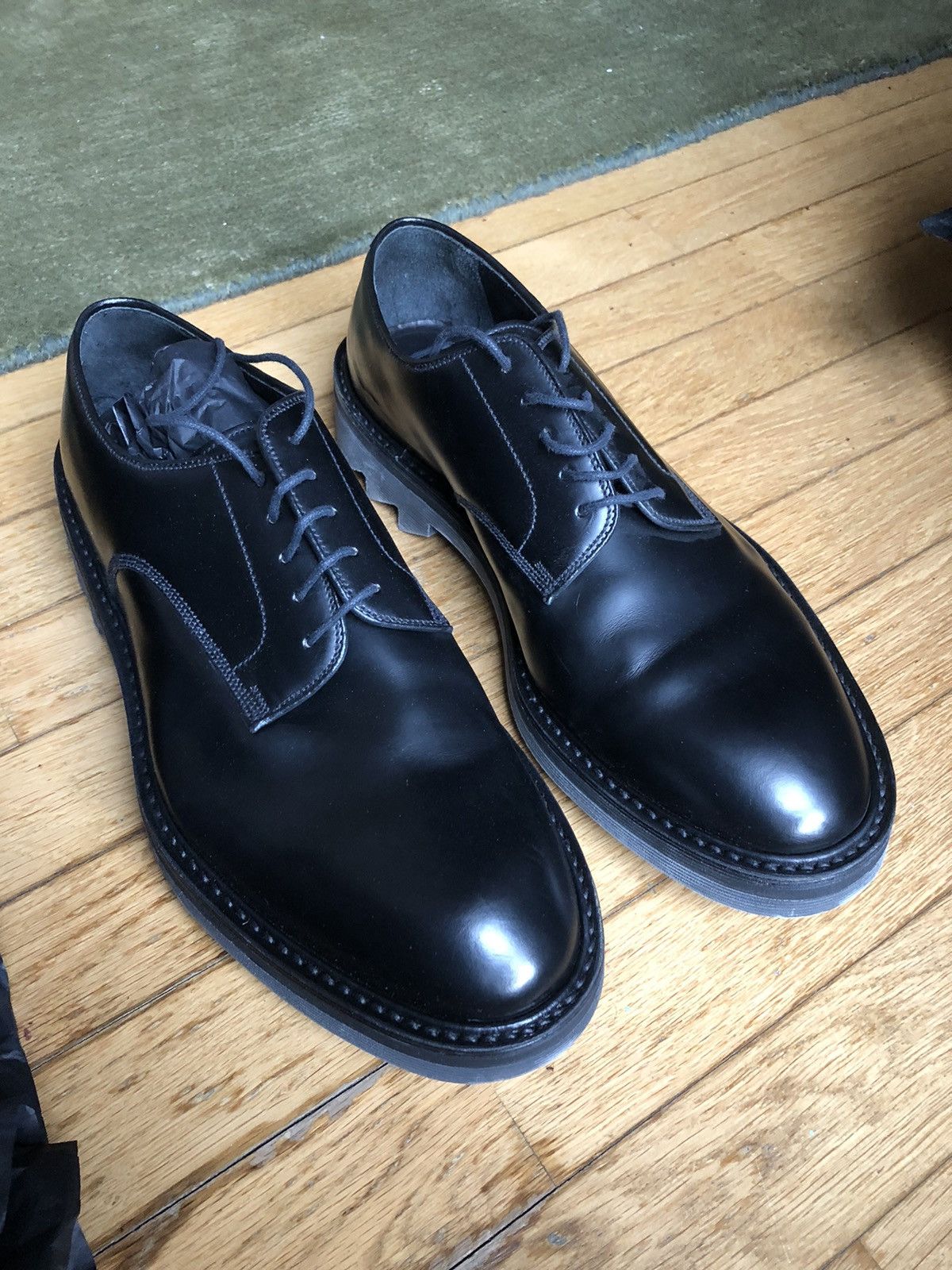 image of Premiata Derby Lace-Ups Shoes in Black, Men's (Size 10)