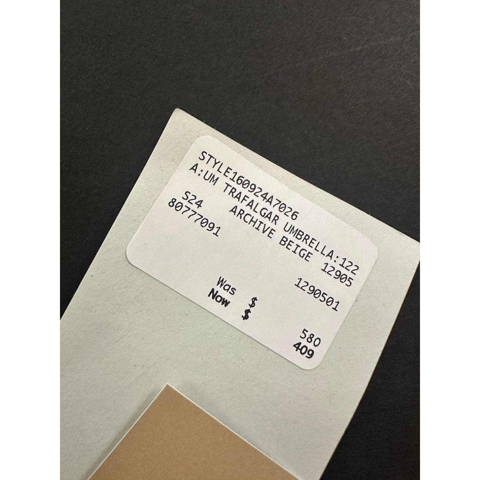Burberry Burberry Trafalgar Folding Archive Beige Umbrella 80777091 Size ONE SIZE - 15 Thumbnail