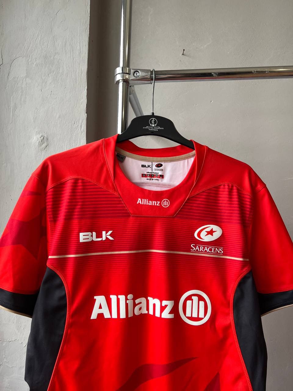 Sports Specialties 2016/17 SARACENS BLK ALLIANZ AWAY RUGBY JERSEY SHIRT SIZE L Size US L / EU 52-54 / 3 - 3 Thumbnail
