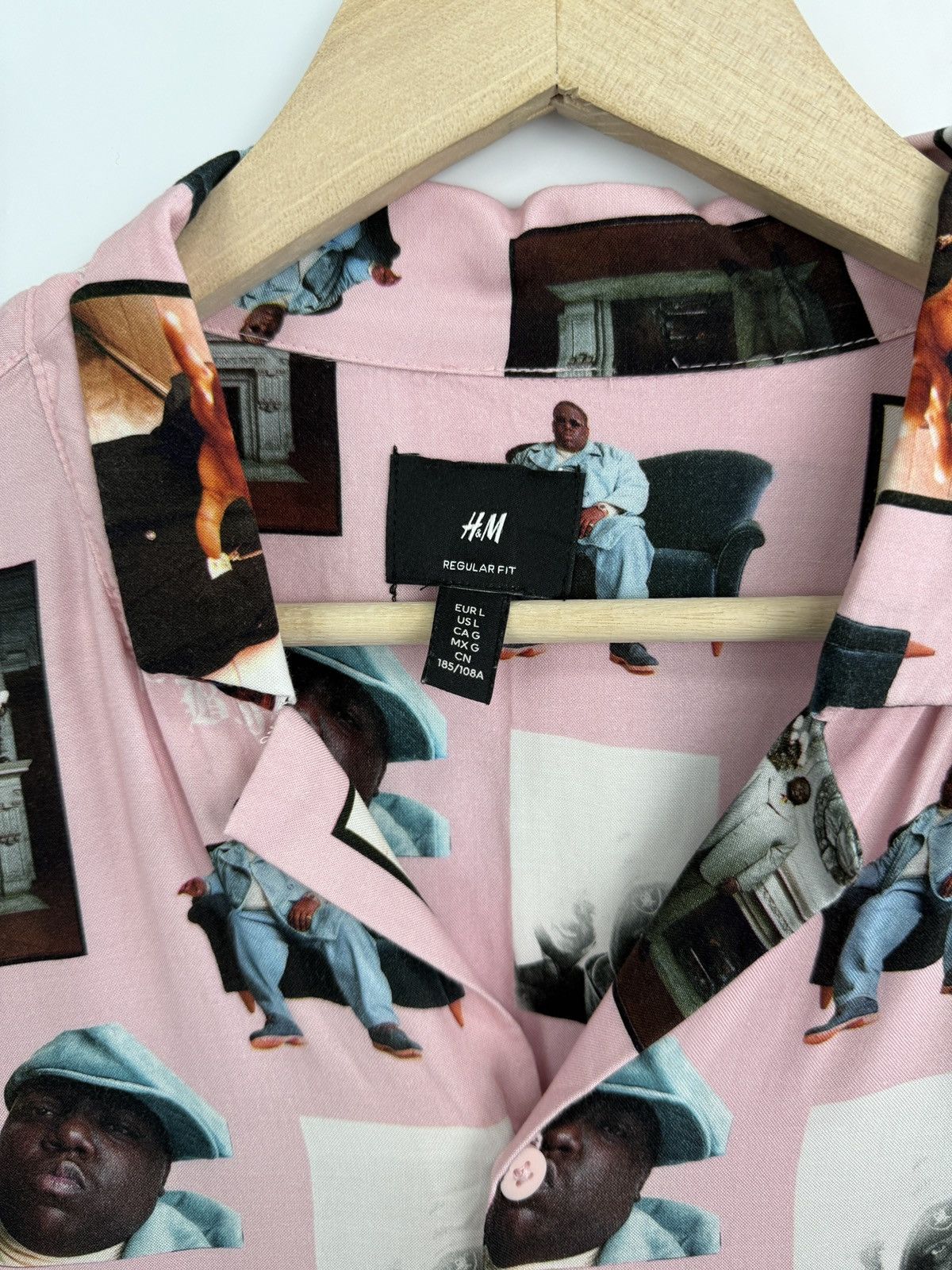 Rap Tees 🇺🇸 HM Notorious BIG Rare Rap Shirt Y2K Hype Retro Rare Size US L / EU 52-54 / 3 - 5 Thumbnail