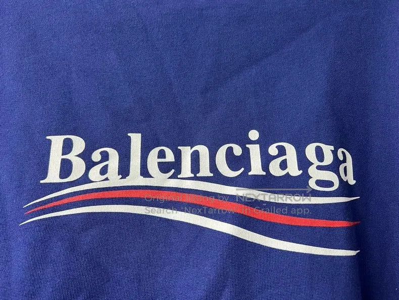 Balenciaga Balenciaga Blue Wave Logo Sweatshirt. Size US S / EU 44-46 / 1 - 4 Thumbnail
