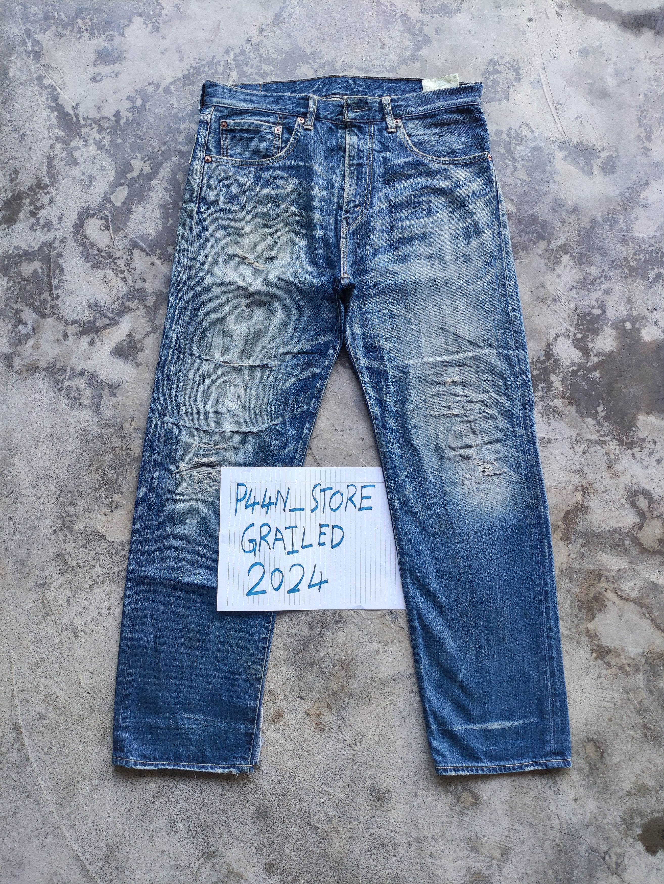Junya Watanabe Vintage Junya Watanabe CDG Distressed Waist 35 Size US 35 - 14 Thumbnail