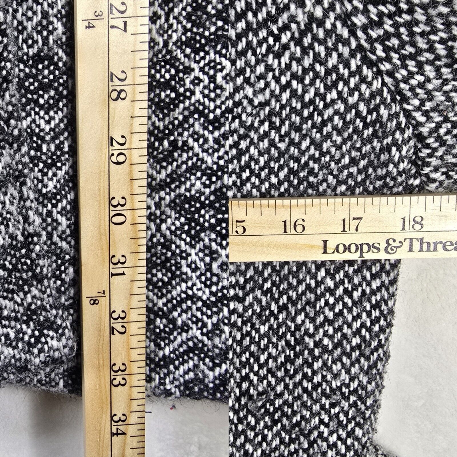 Guess Vintage GUESS Wool Blend Tweed Double-Breasted Pea Coat L Size L / US 10 / IT 46 - 15 Thumbnail