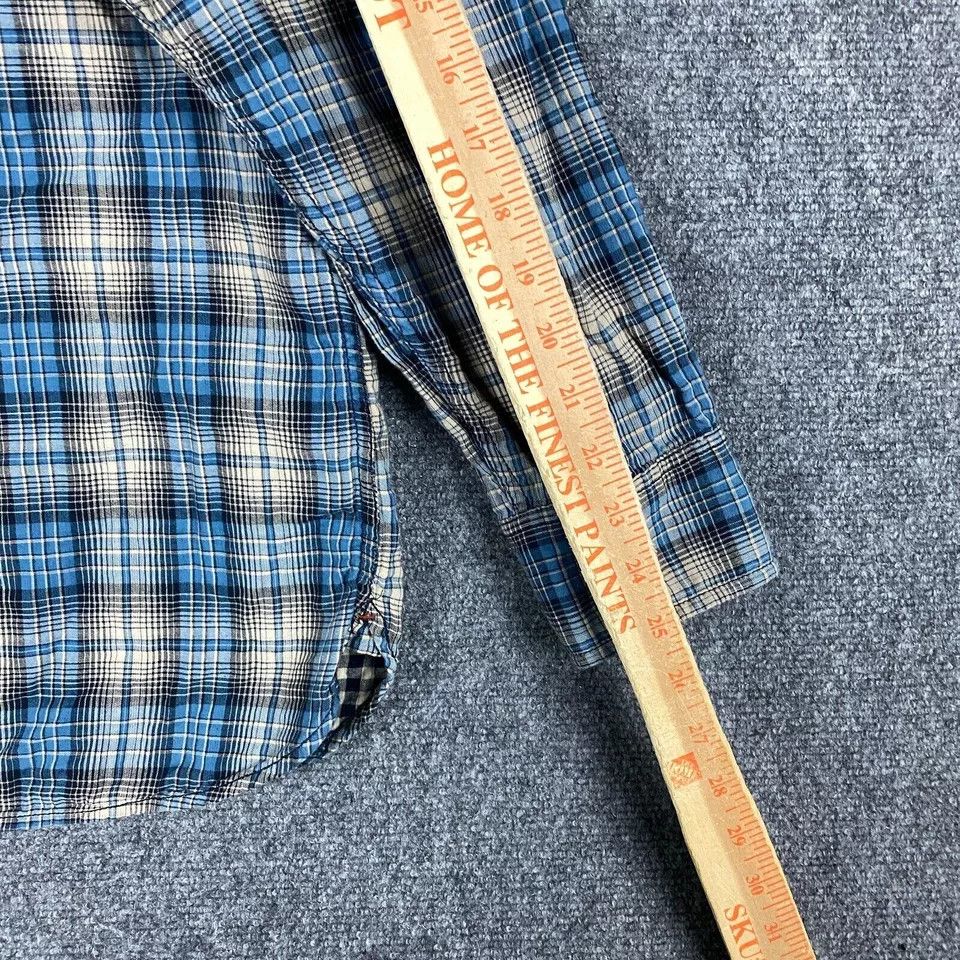 Lucky Brand Lucky Brand Shirt Men's XL Dungarees Plaid Long Sleeve Size US XL / EU 56 / 4 - 6 Thumbnail