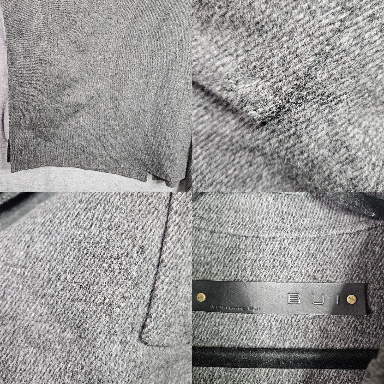 Barbara Bui Barbara Bui Women's Wool Grey Button Up Jacket Size XL/XXL Regular Size M / US 6-8 / IT 42-44 - 8 Thumbnail