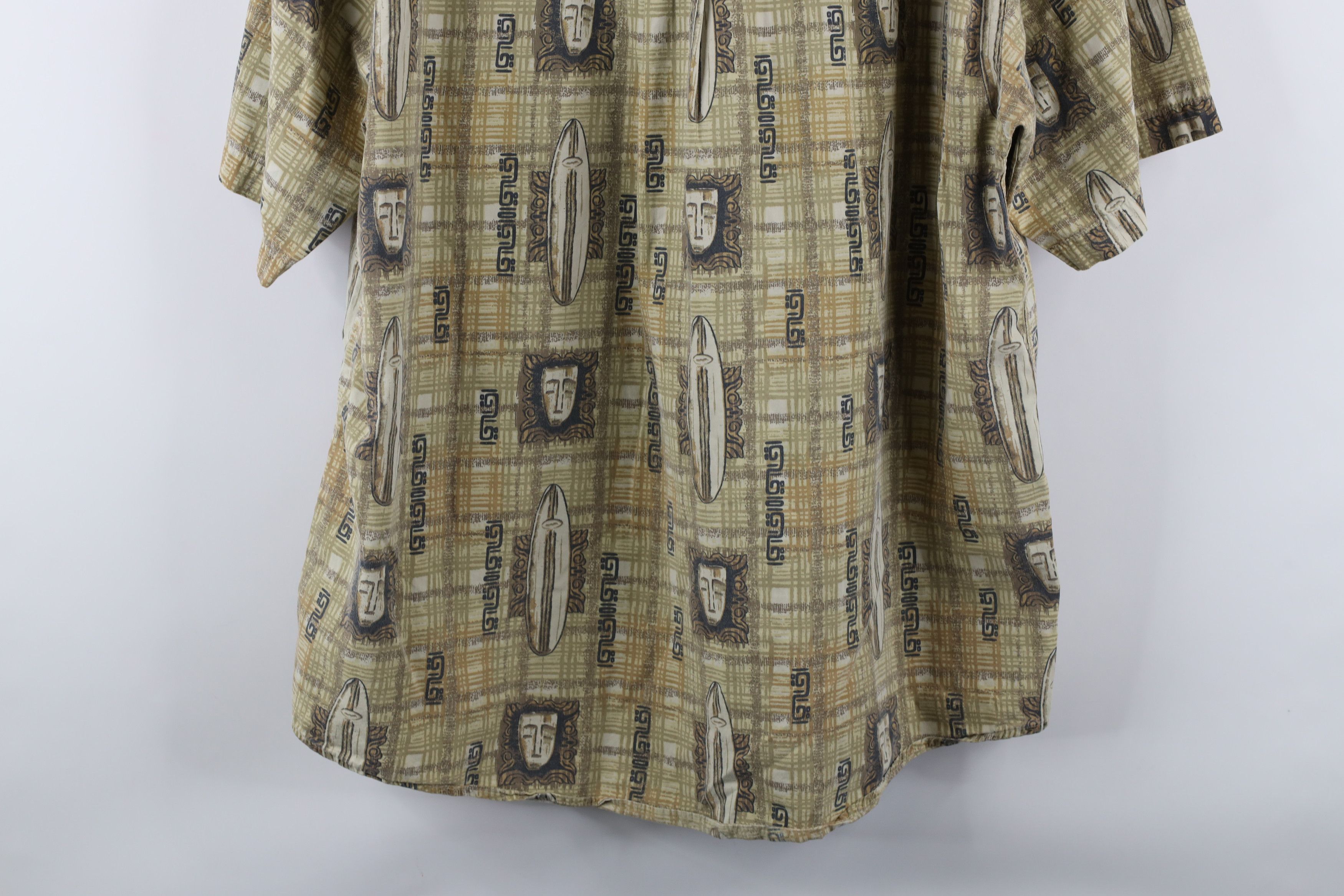 Vintage Vintage 90s Streetwear Surfboard Collared Button Down Shirt Size US XL / EU 56 / 4 - 8 Thumbnail