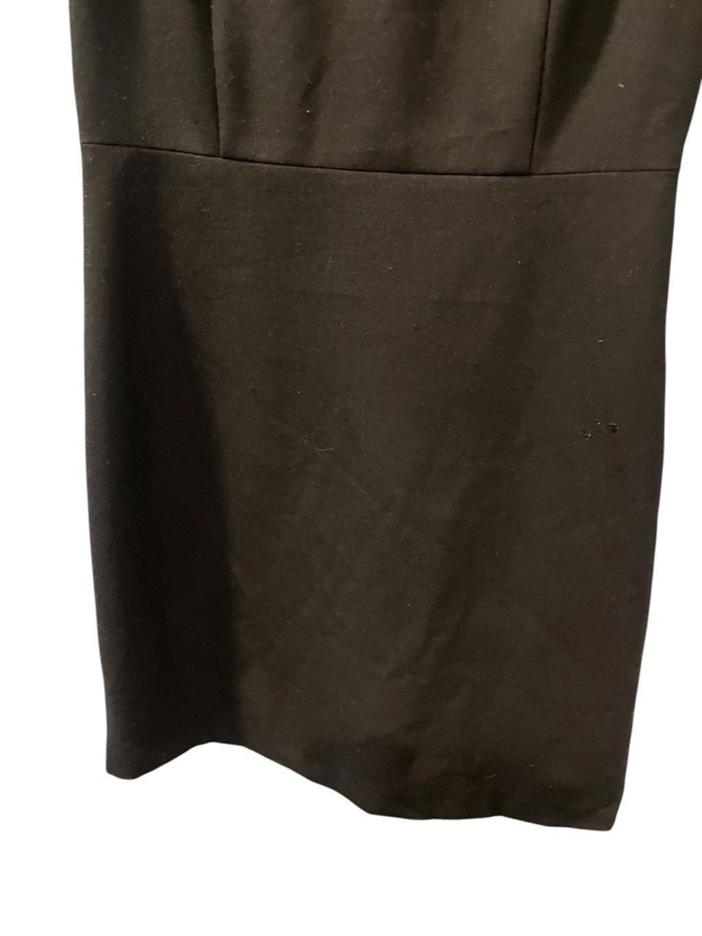 Theory Theory Ganiah Size 8 Wool Leather Black Dress Zip Up Work Size M / US 6-8 / IT 42-44 - 4 Thumbnail
