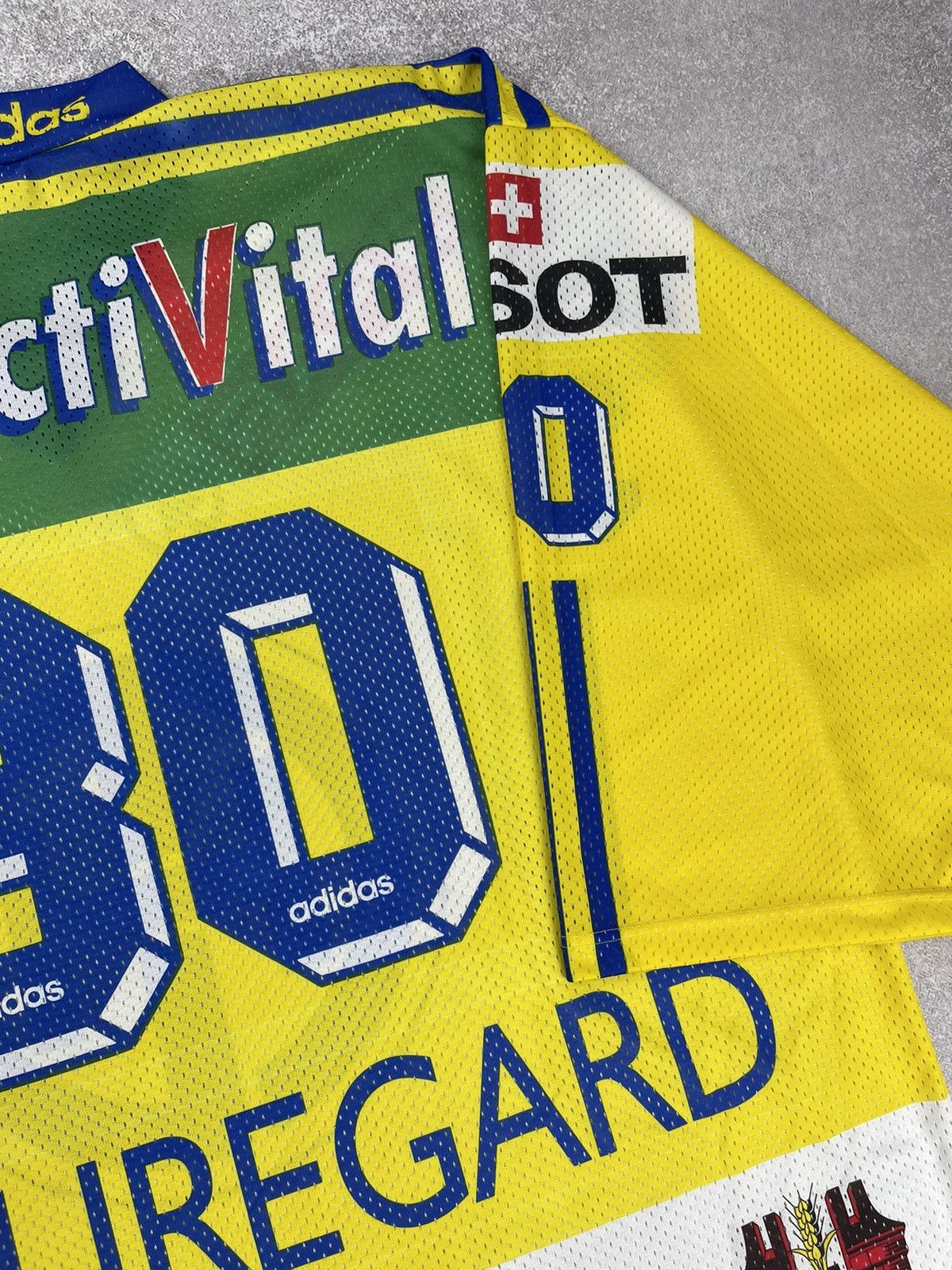 Adidas × NHL × Vintage HC Davos Vintage Adidas Ice Hockey 30 Beauregard Jersey Size US XL / EU 56 / 4 - 11 Thumbnail