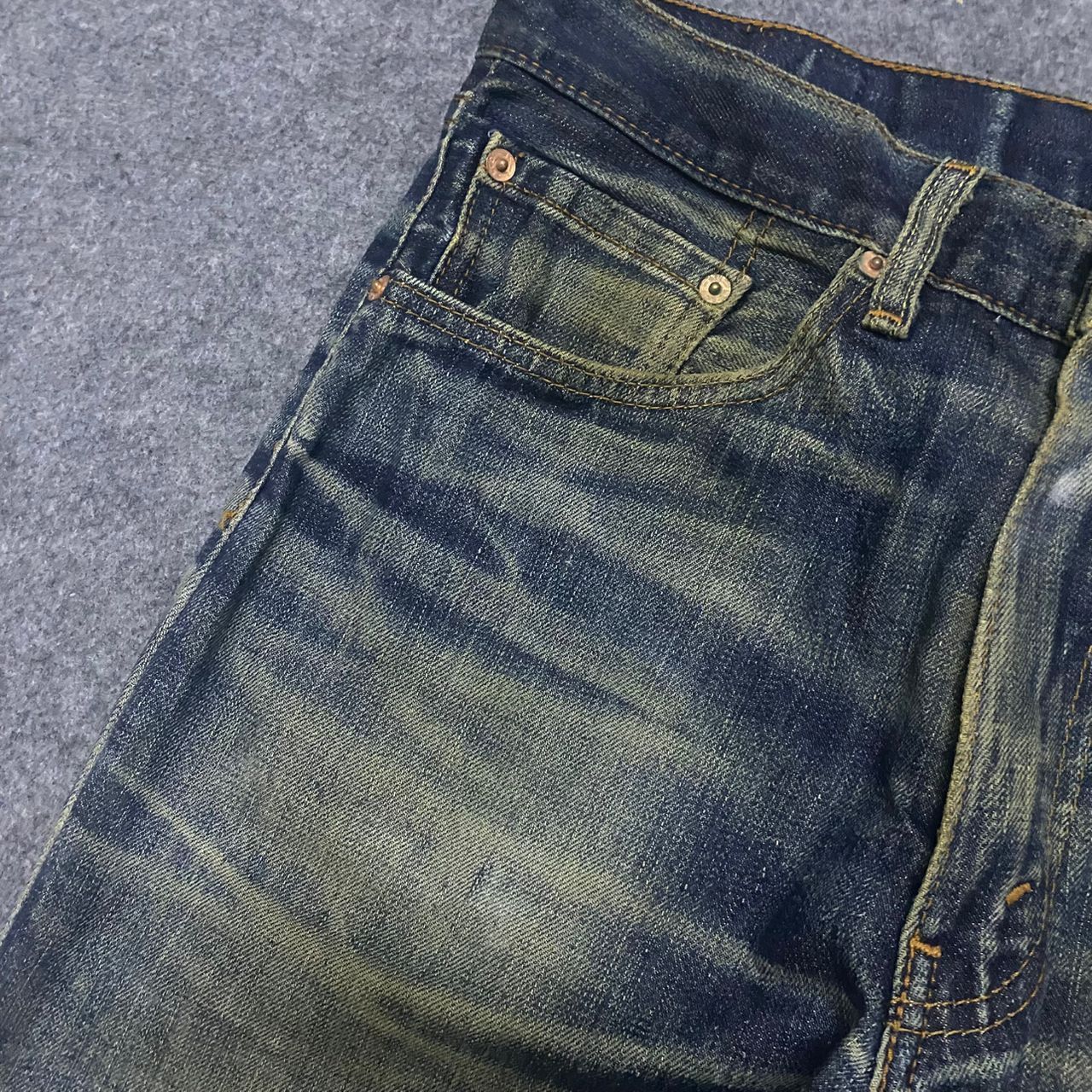 Levi's 💥Best Offer💥Vintage 90s Levis Distressed Kurt Cobain Style Size US 32 / EU 48 - 11 Thumbnail