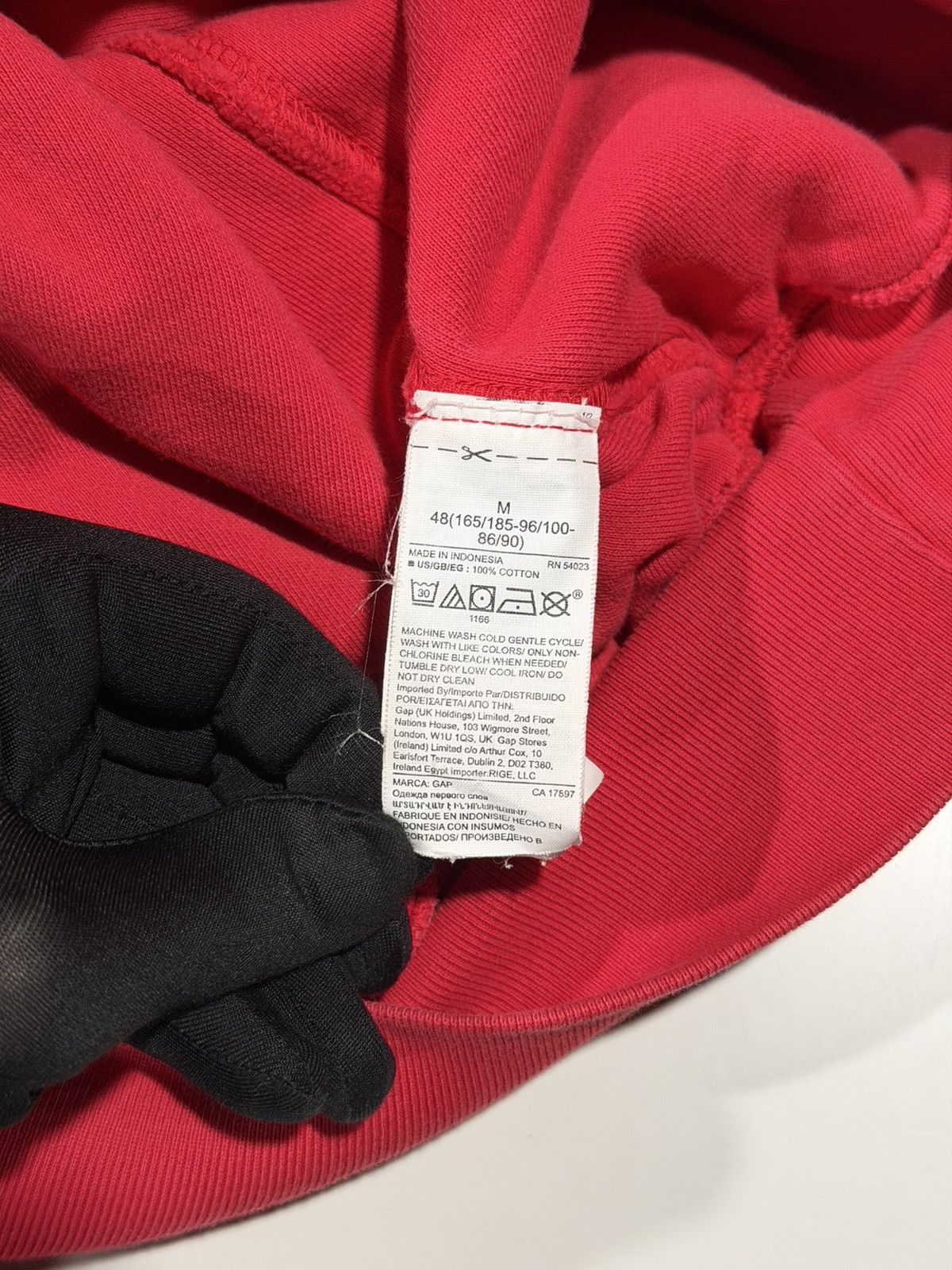Gap × Yeezy Yeezy Gap Kanye West Ye Red Double Layered Perfect Hoodie M Size US M / EU 48-50 / 2 - 10 Thumbnail