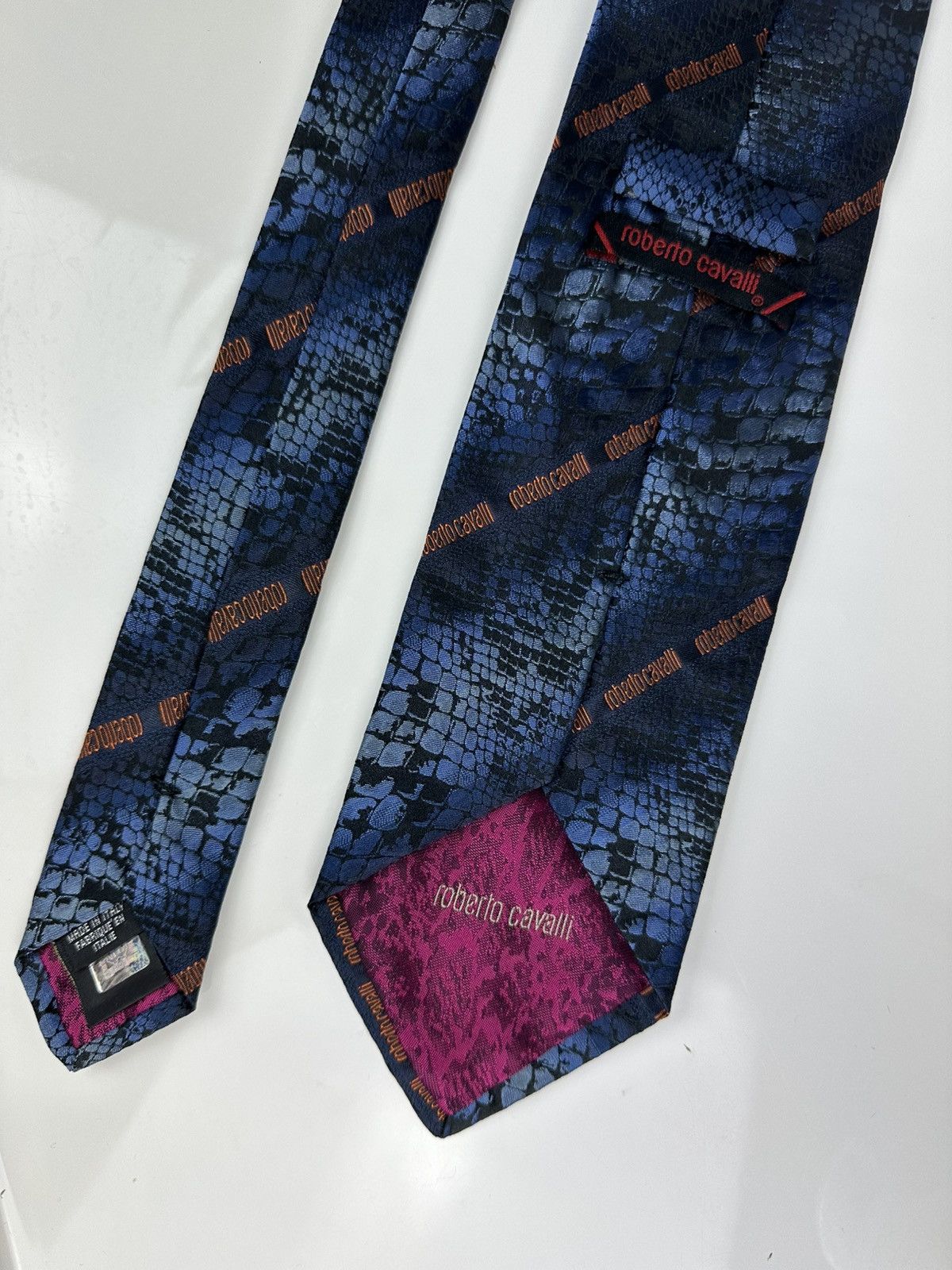 Roberto Cavalli Rare Roberto Cavalli Silk Tie Size ONE SIZE - 3 Thumbnail
