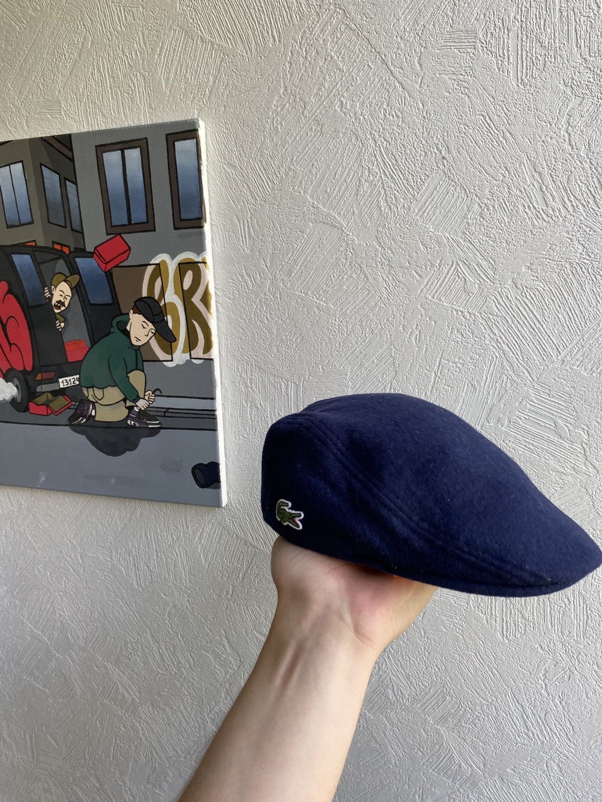 Lacoste Lacoste Vintage Wool Cap Hat Size ONE SIZE - 2 Thumbnail
