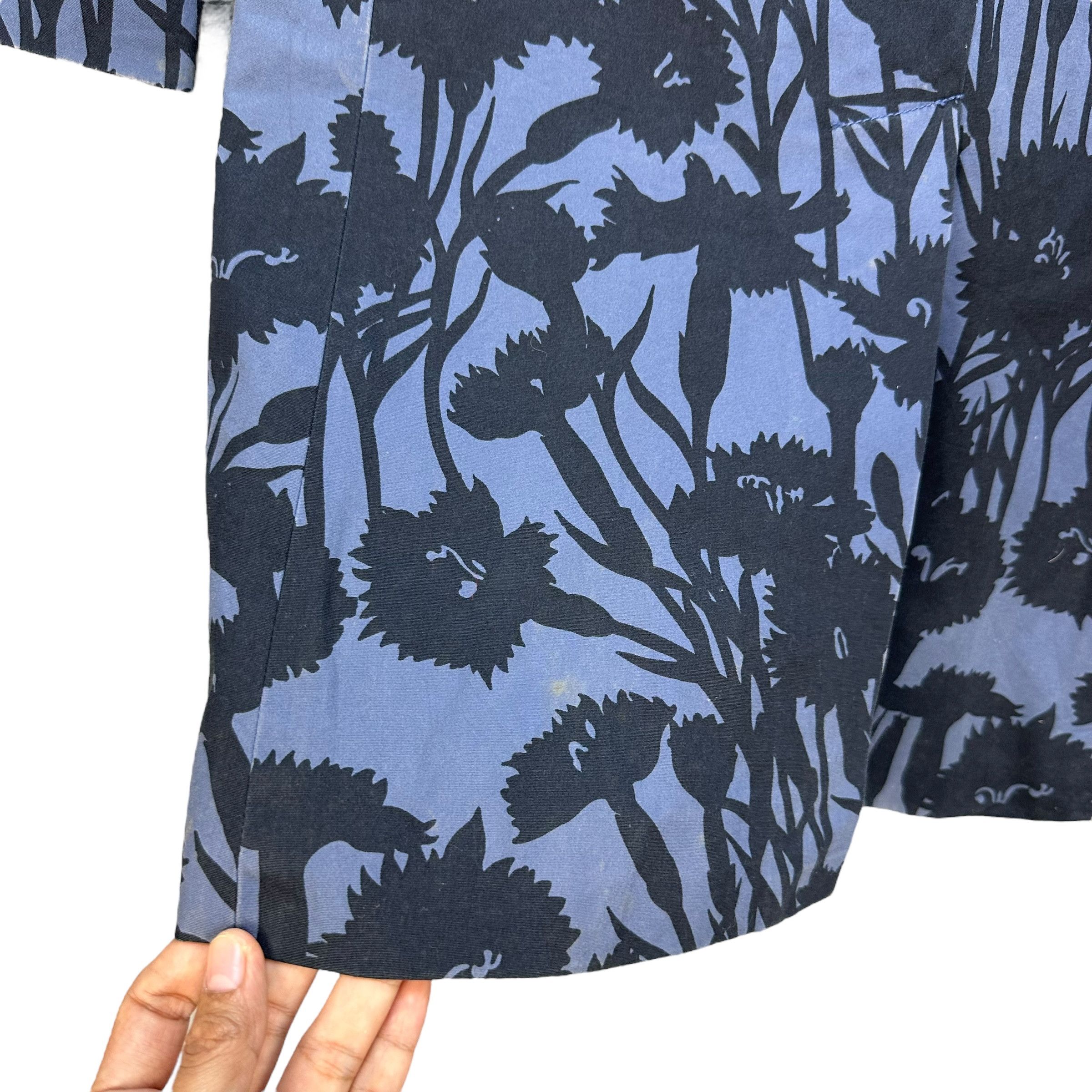 Marc Jacobs MARC JACOBS Artwork Florals Design Coat Jacket #71-1430 Size S / US 4 / IT 40 - 16 Thumbnail