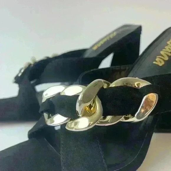 Other Black & Gold /High Heels Sandals / Size Us 8.5 Size US 8.5 / IT 38.5 - 7 Thumbnail