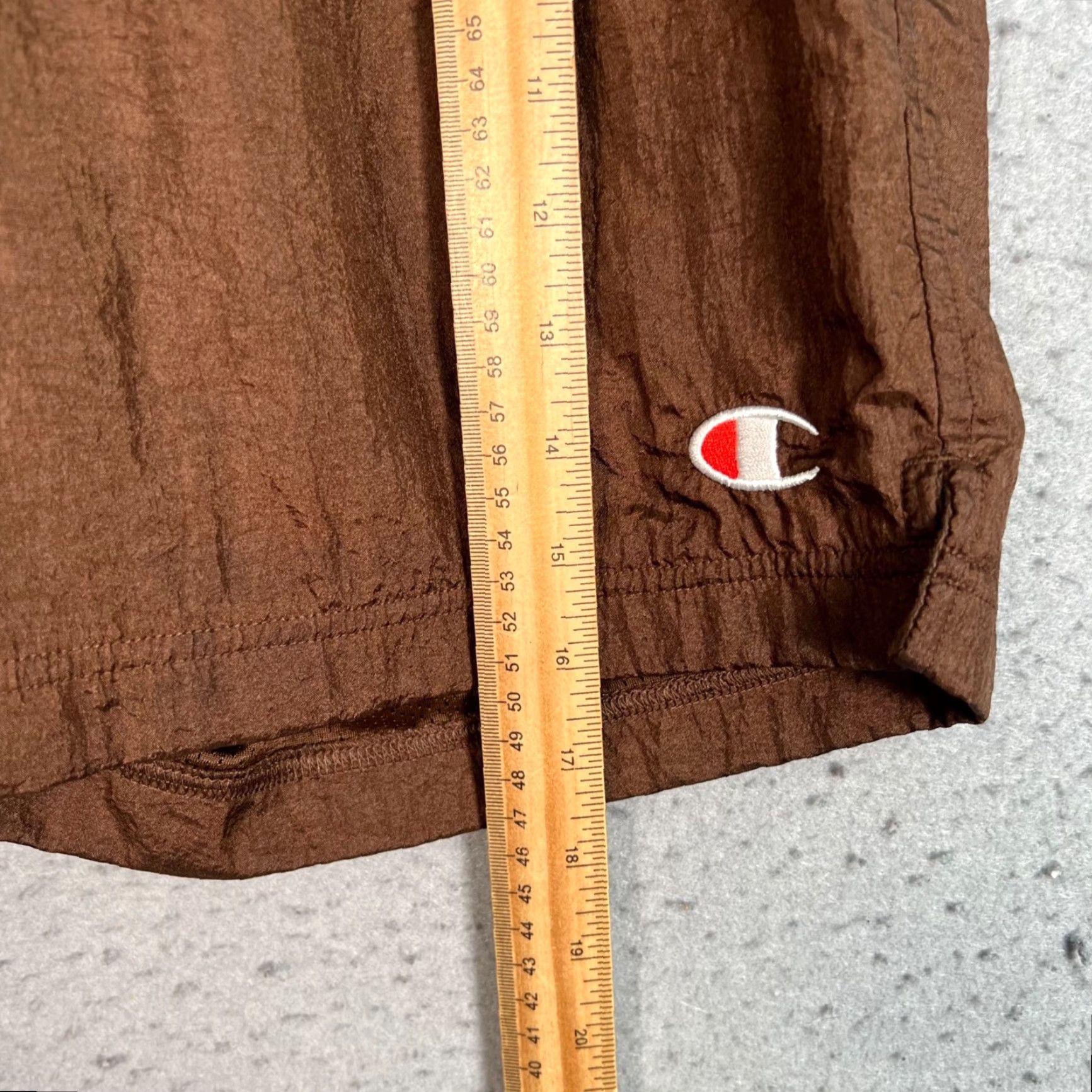 Champion Champion Athletic Shorts Drawstring Womens XS Brown Polyester 6 in Inseam Activewear Summer Size 26" / US 2 / IT 38 - 5 Thumbnail