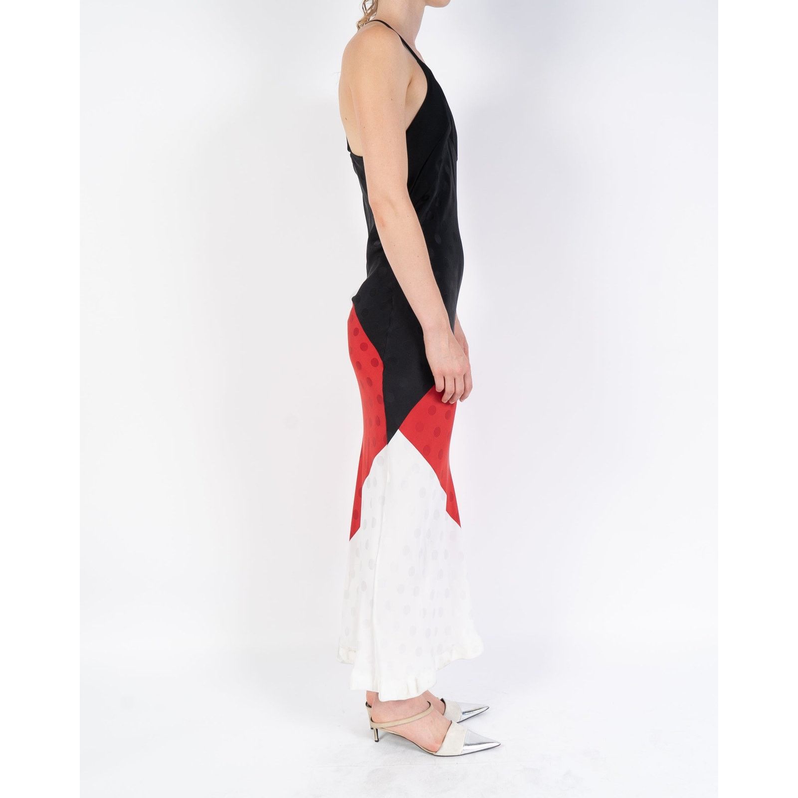 Haider Ackermann FW19 Multicolor Polkadot Silk Dress Sample Size S / US 4 / IT 40 - 4 Thumbnail