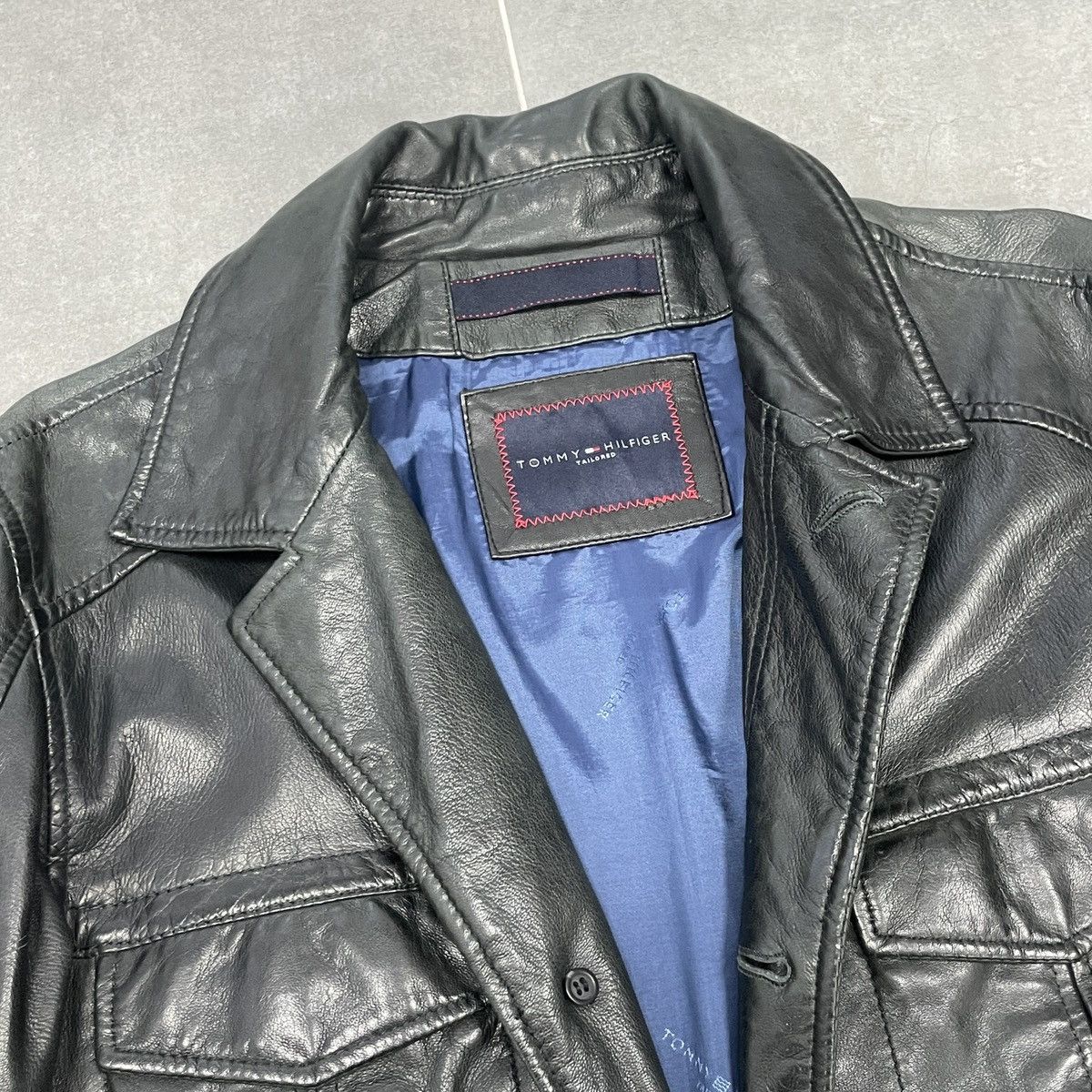 Tommy Hilfiger Tommy Hilfiger Goat Leather Jacket Size 46 Size US S / EU 44-46 / 1 - 12 Thumbnail