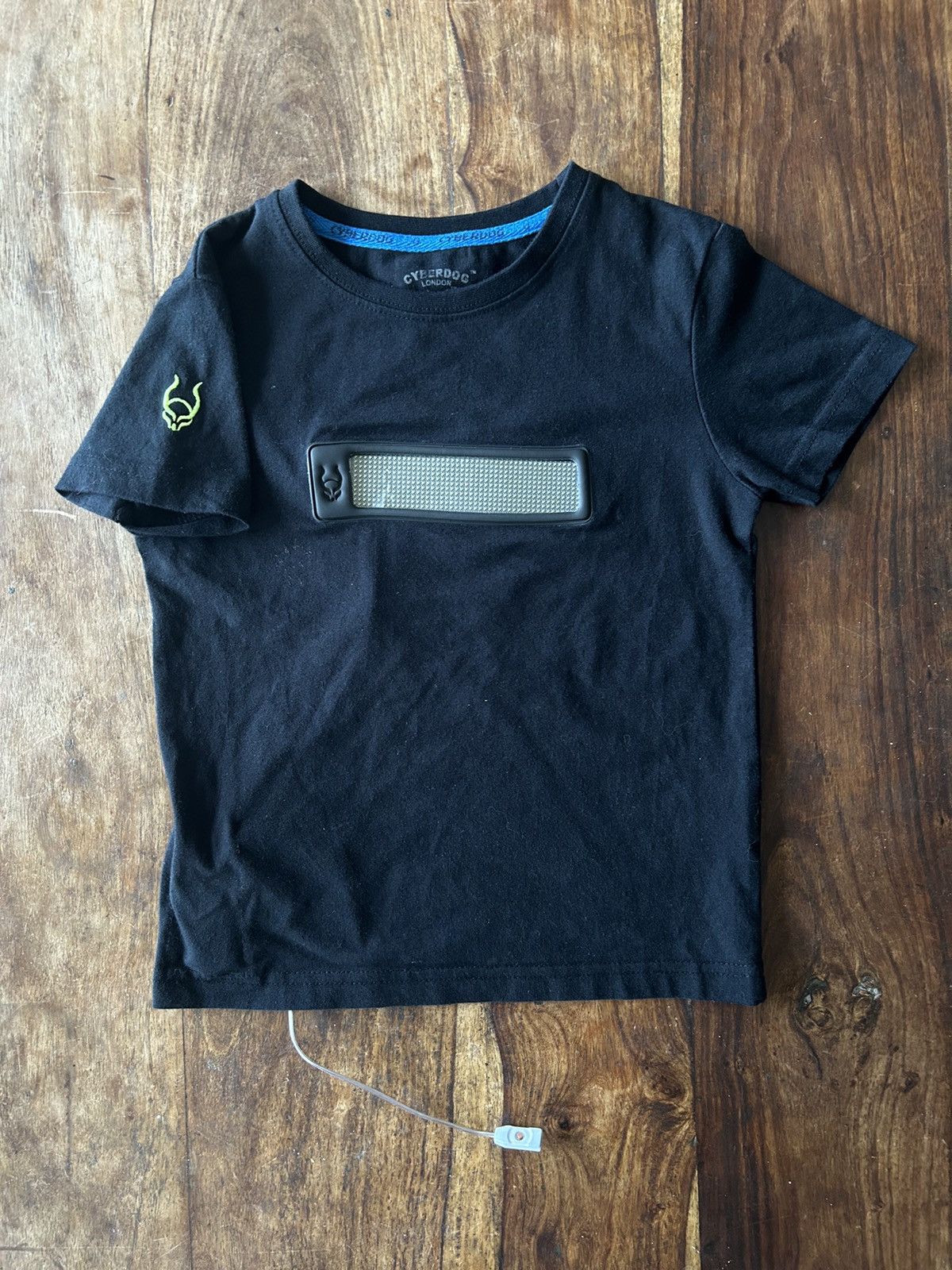 Fotus Vintage 00s Cyberdog LED Screen Baby Tee Black T-Shirt Size XXS / US 00 / IT 34 - 3 Thumbnail