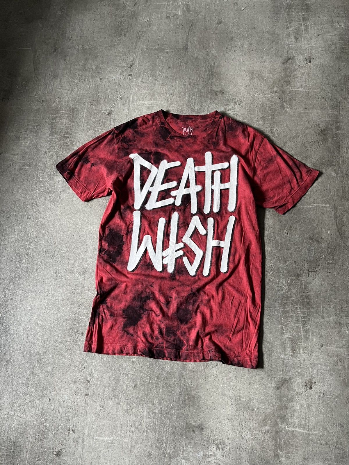 Deathwish × Streetwear Death wish red black tie dye T-shirt | Grailed