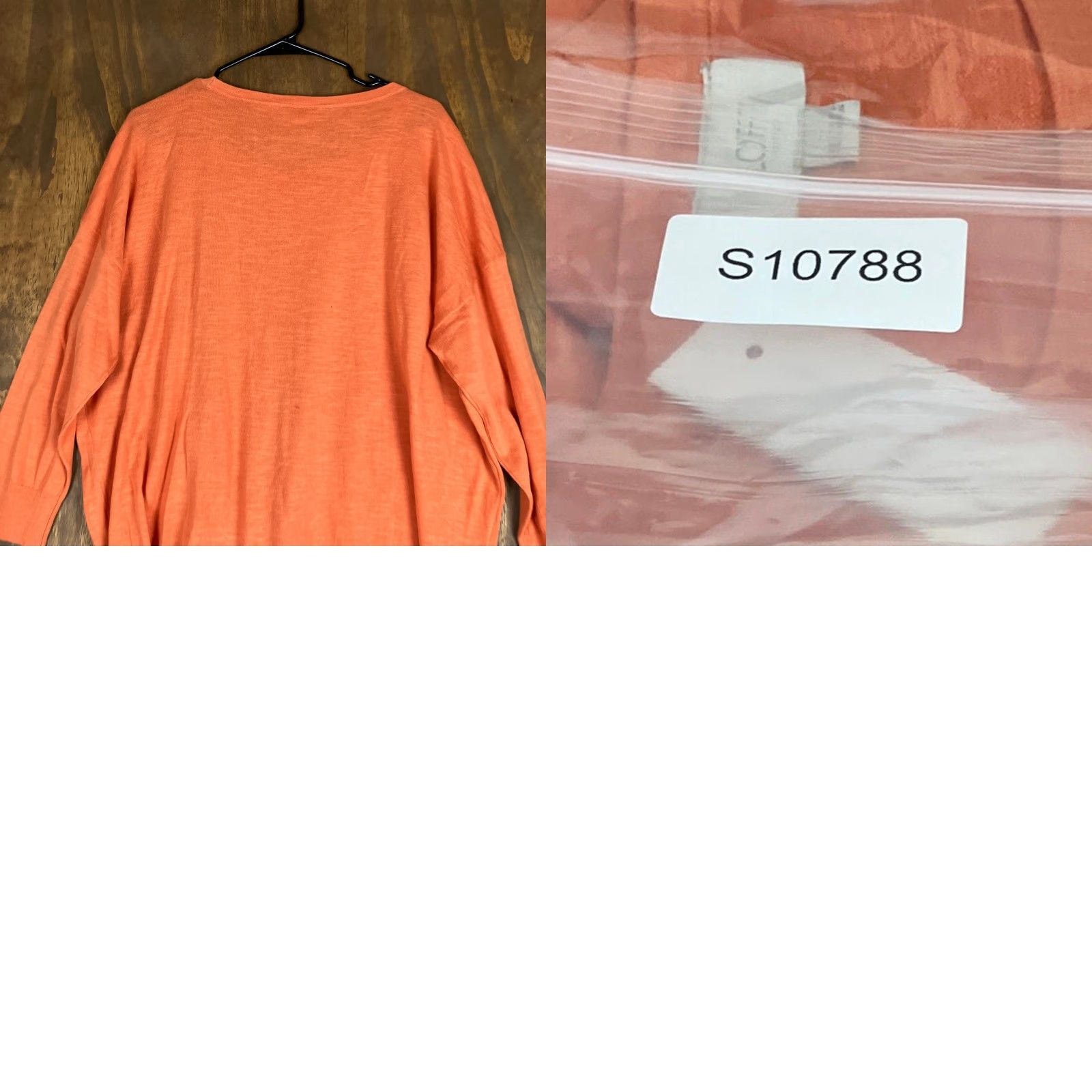 Loft LOFT Outlet Womens Sweater Orange Thin Crew Neck Long Sleeve Front Tie XL Pullover Knit Casual Workwear Mens? Size XL / US 12-14 / IT 48-50 - 9 Thumbnail