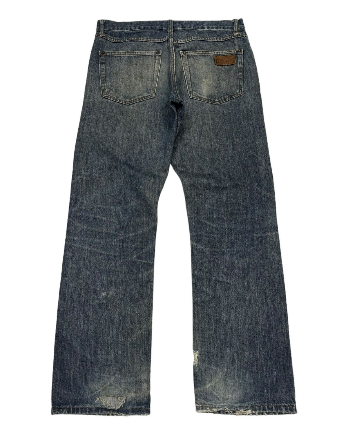 If Six Was Nine 🔥SILAS JAPANESE DISTRESS JEANS Size US 32 / EU 48 - 2 Thumbnail