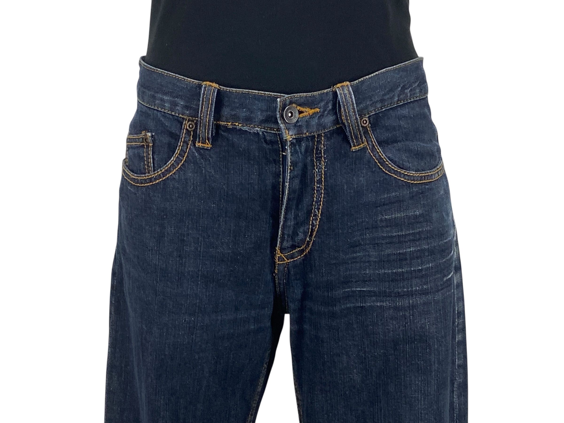 Japanese Brand Nylaus Jeans Tapered Jeans Punk Grunge Jeans Size US 32 / EU 48 - 3 Thumbnail