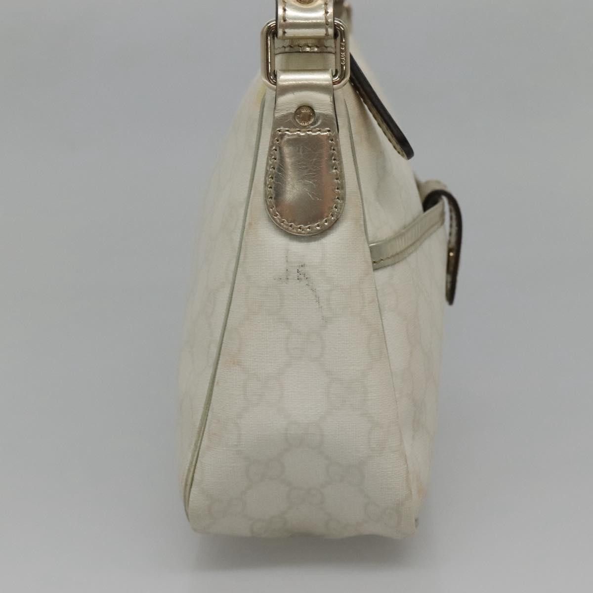 Gucci GUCCI GG Supreme Shoulder Bag Pvc White Gold Size ONE SIZE - 4 Thumbnail