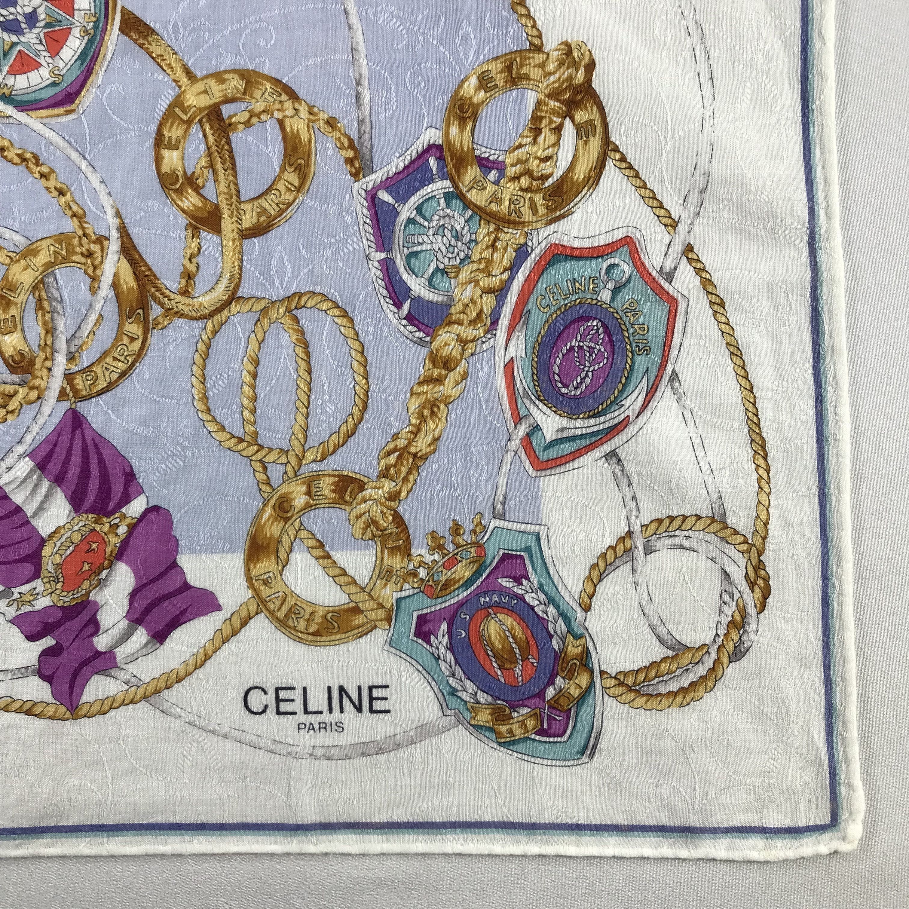Celine Celine Handkerchief / Bandana / Neckerchief C690 Size ONE SIZE - 5 Thumbnail