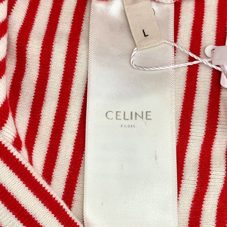 Celine Celine Striped Cotton Long Sleeve Sweatshirt Size US L / EU 52-54 / 3 - 6 Thumbnail