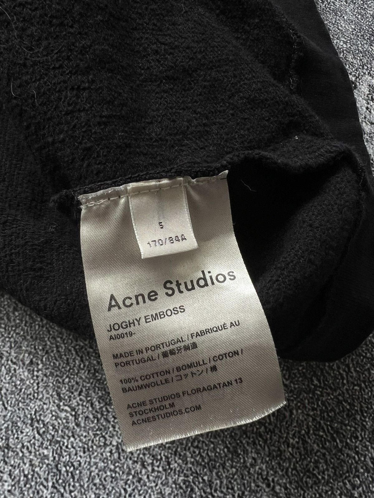 Acne Studios × Vintage Acne Studios Designer 🦍 Stockholm Hoodie Sweatshirt Cropped Size US S / EU 44-46 / 1 - 5 Thumbnail