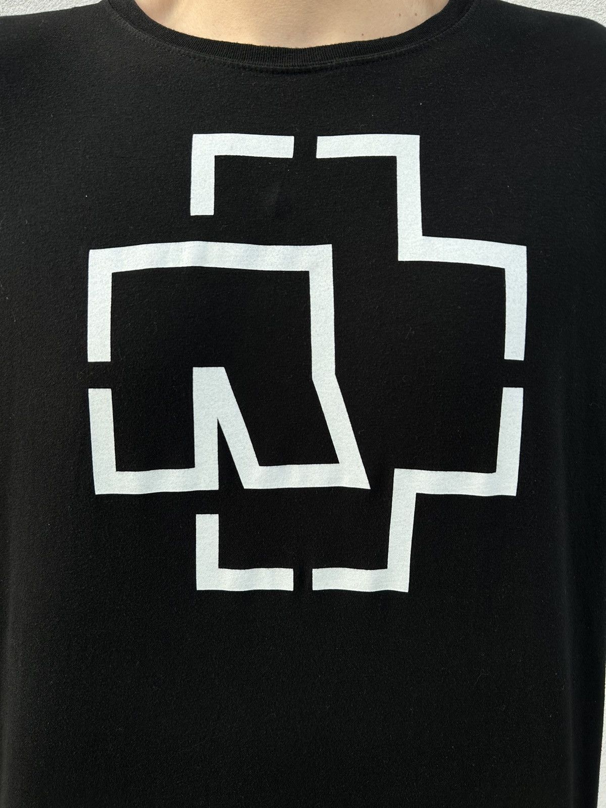 Band Tees × Vintage Vintage Rammstein T-Shirt In Black Size US XXL / EU 58 / 5 - 2 Thumbnail