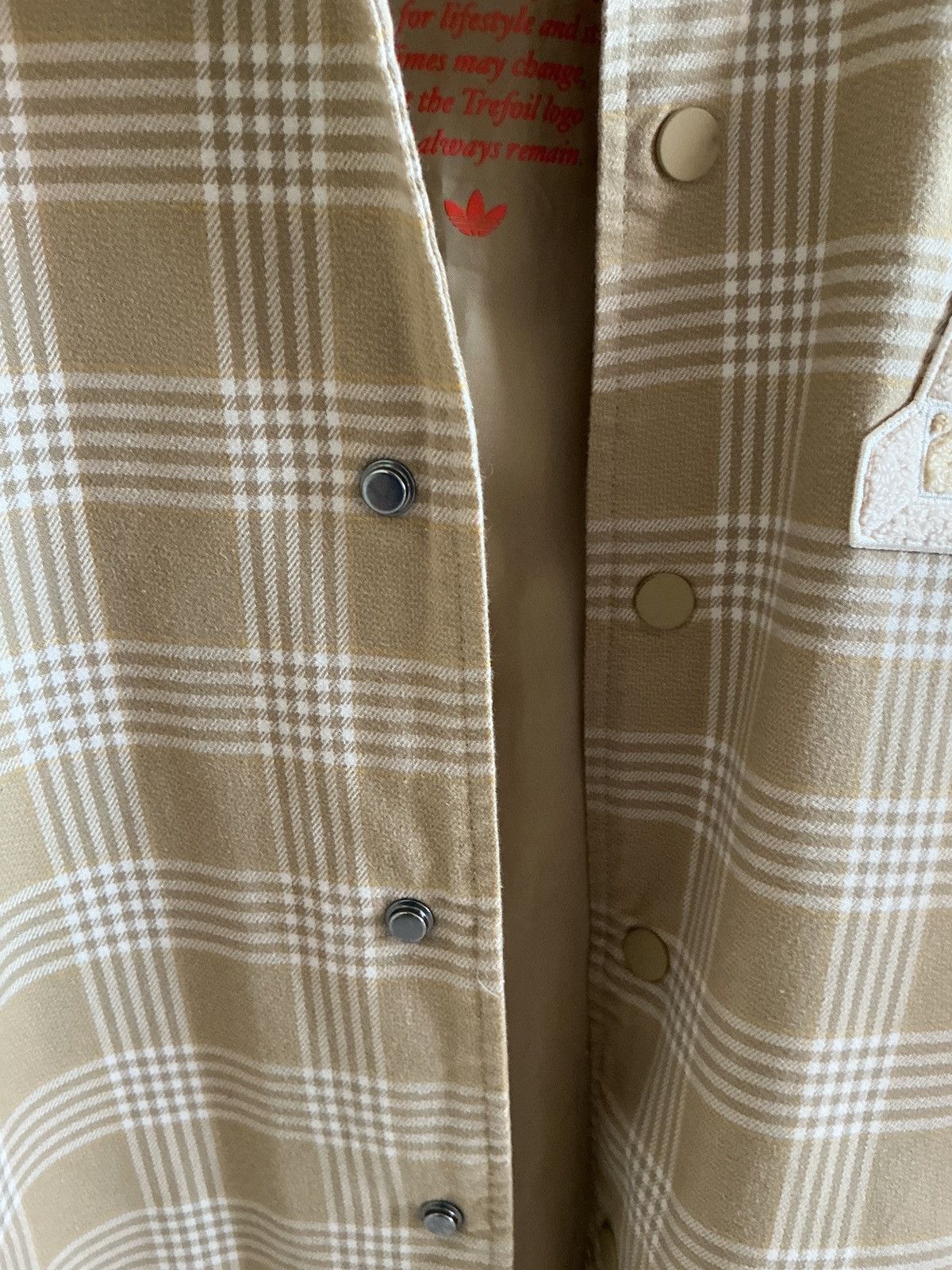 Adidas Adidas Originals Anniversary Plaid Jacket - Big Embroidery Size US M / EU 48-50 / 2 - 13 Thumbnail