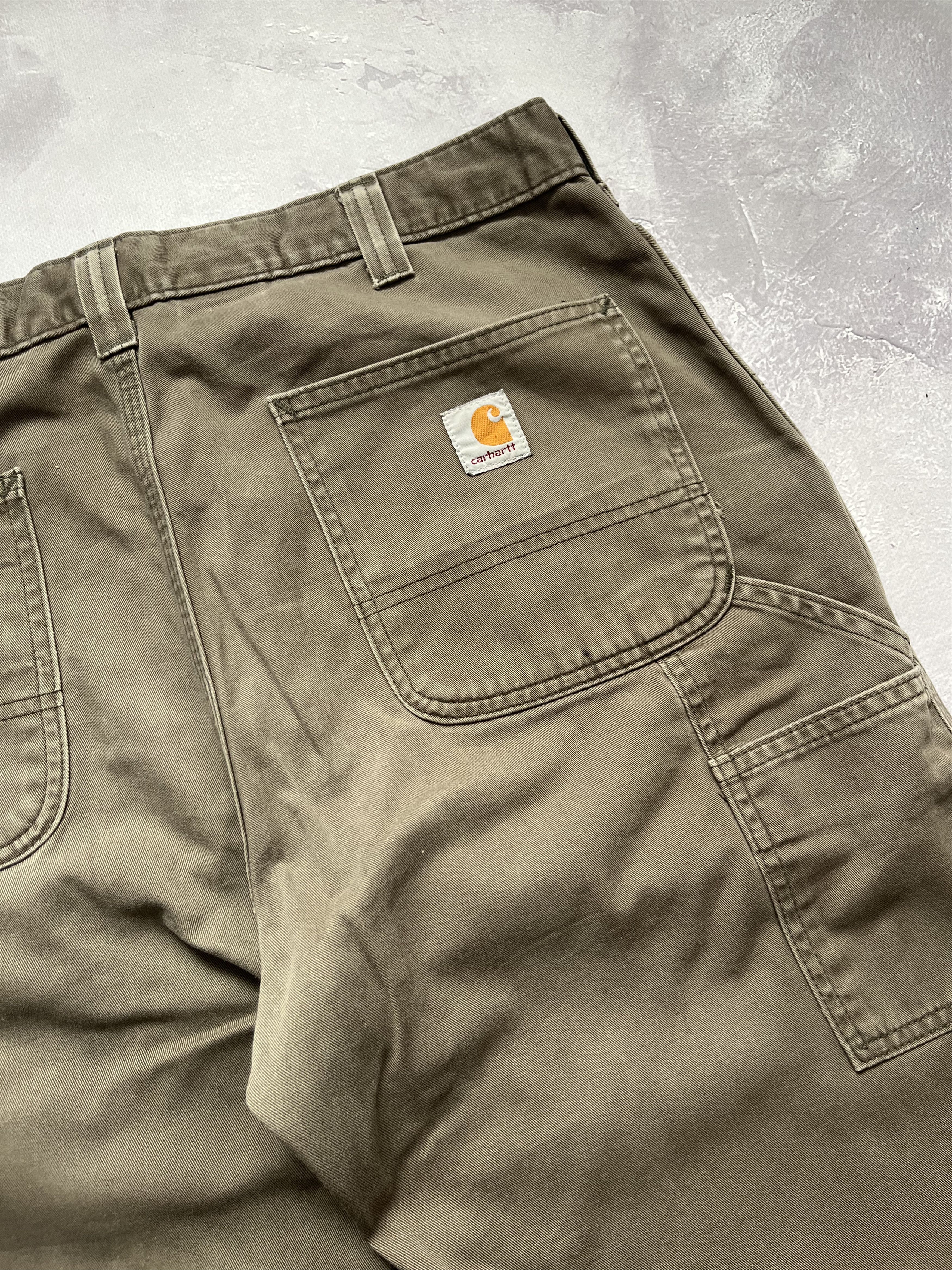 Carhartt Carhartt Pants Relaxed Fit Work Carpenter Faded Distressed Size US 36 / EU 52 - 14 Thumbnail
