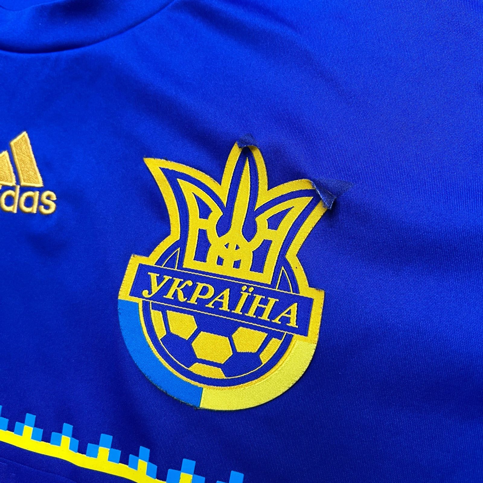 Adidas Ukraine Jersey Away football Soccer shirt 2012 Adidas Sz XL Size US XL / EU 56 / 4 - 3 Thumbnail