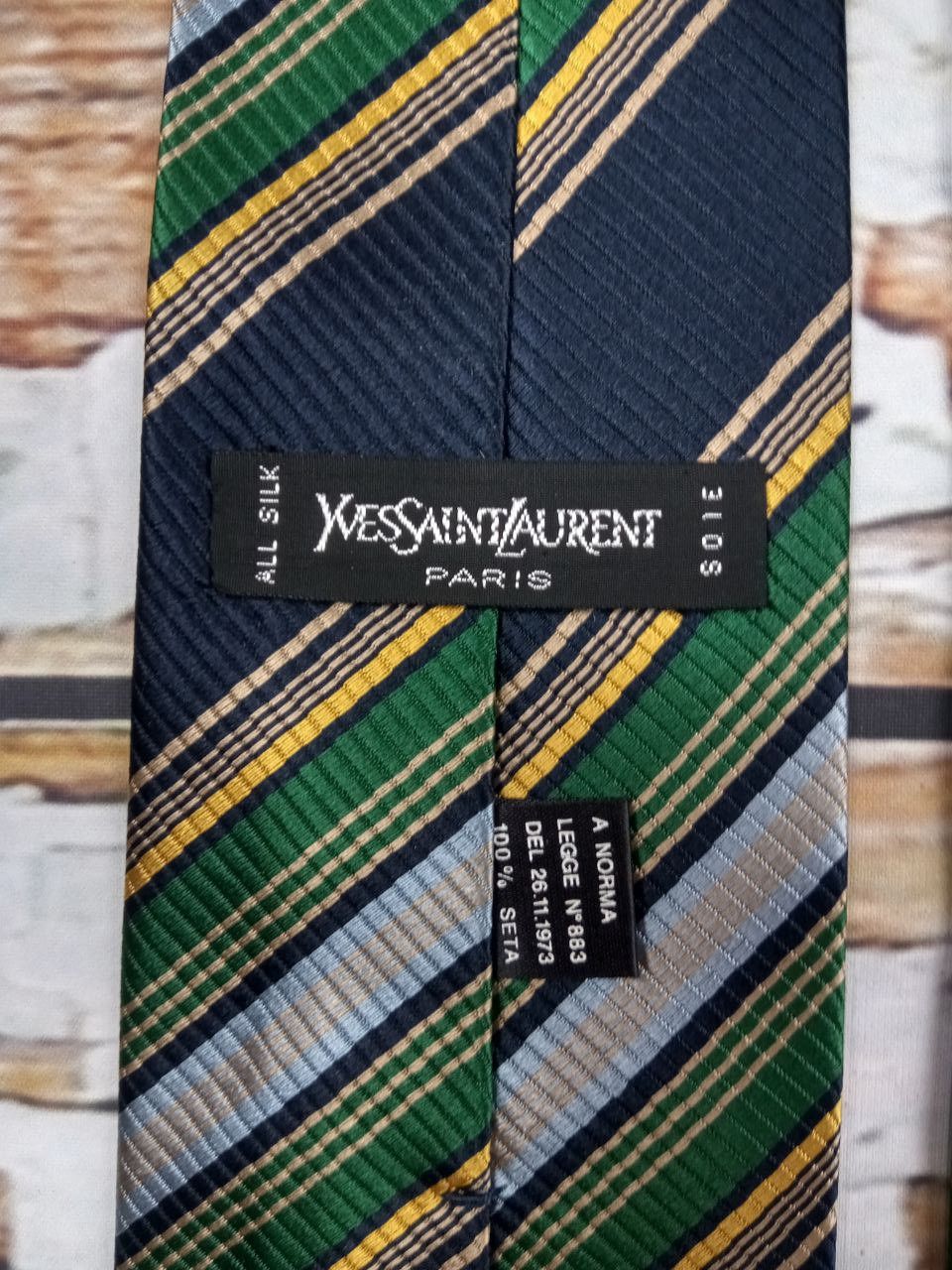Yves Saint Laurent Yves Saint Laurent Silk Tie Made in Italy Size ONE SIZE - 3 Thumbnail