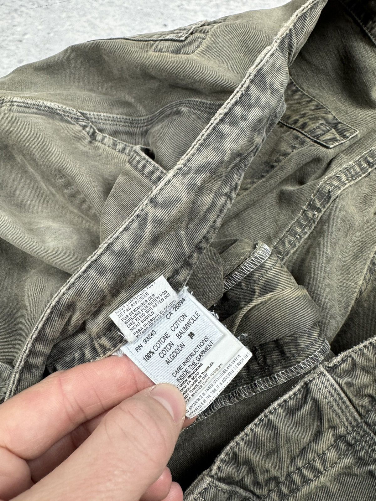 Diesel × Vintage ‼️Diesel 00s Avant-Garde denim pants cargo jeans Size US 35 - 14 Thumbnail