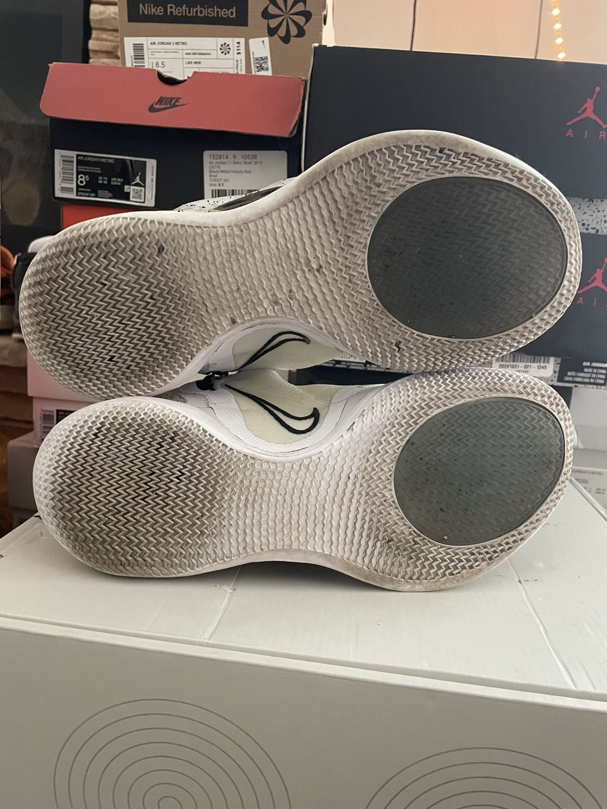 Jordan Brand Nike Adapt BB 2.0 White Cement Size US 9 / EU 42 - 7 Thumbnail