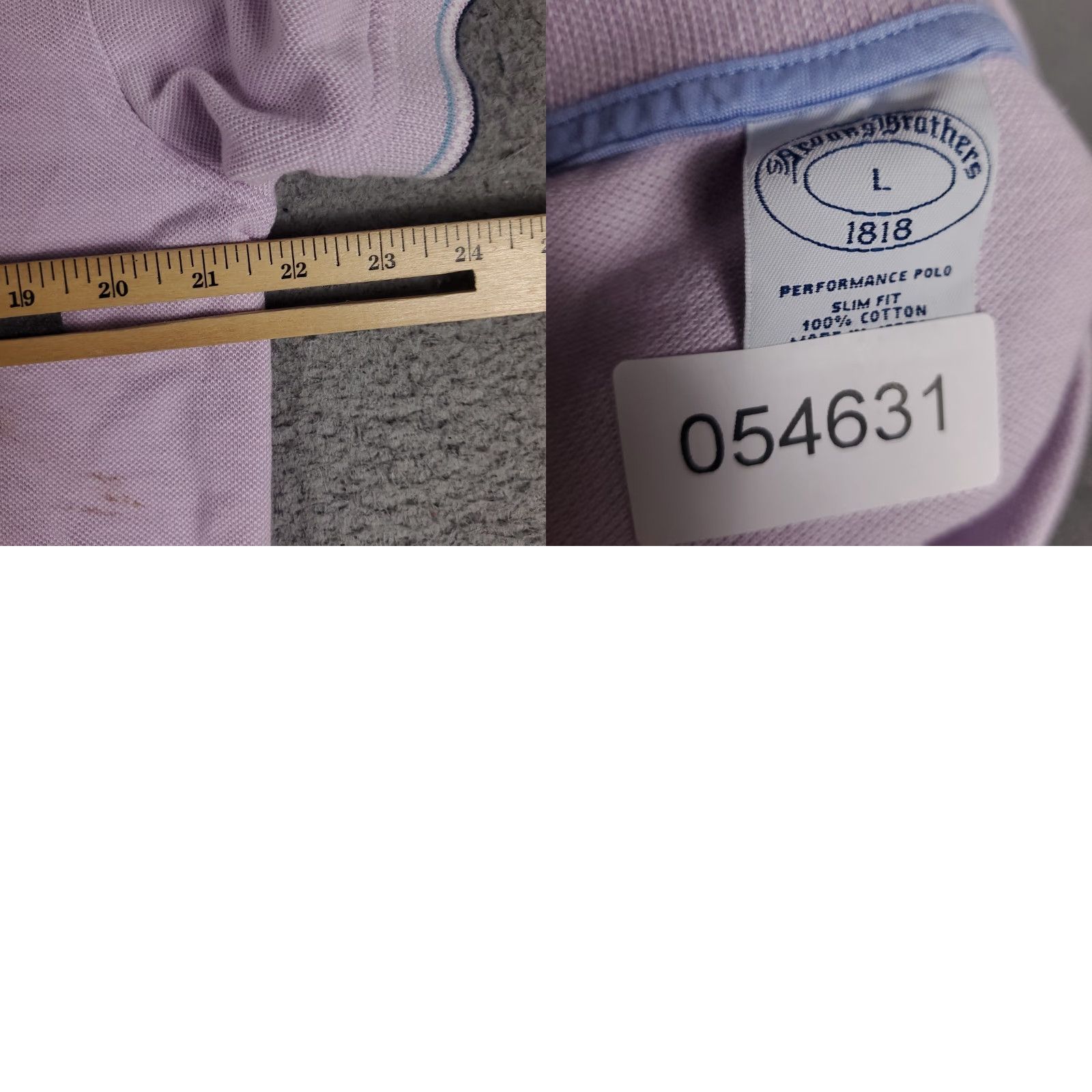Brooks Brothers VINTAGE Brooks Brothers Polo Shirt Men Large Purple Casual 90s Red White Blue Preppy Size US L / EU 52-54 / 3 - 8 Thumbnail