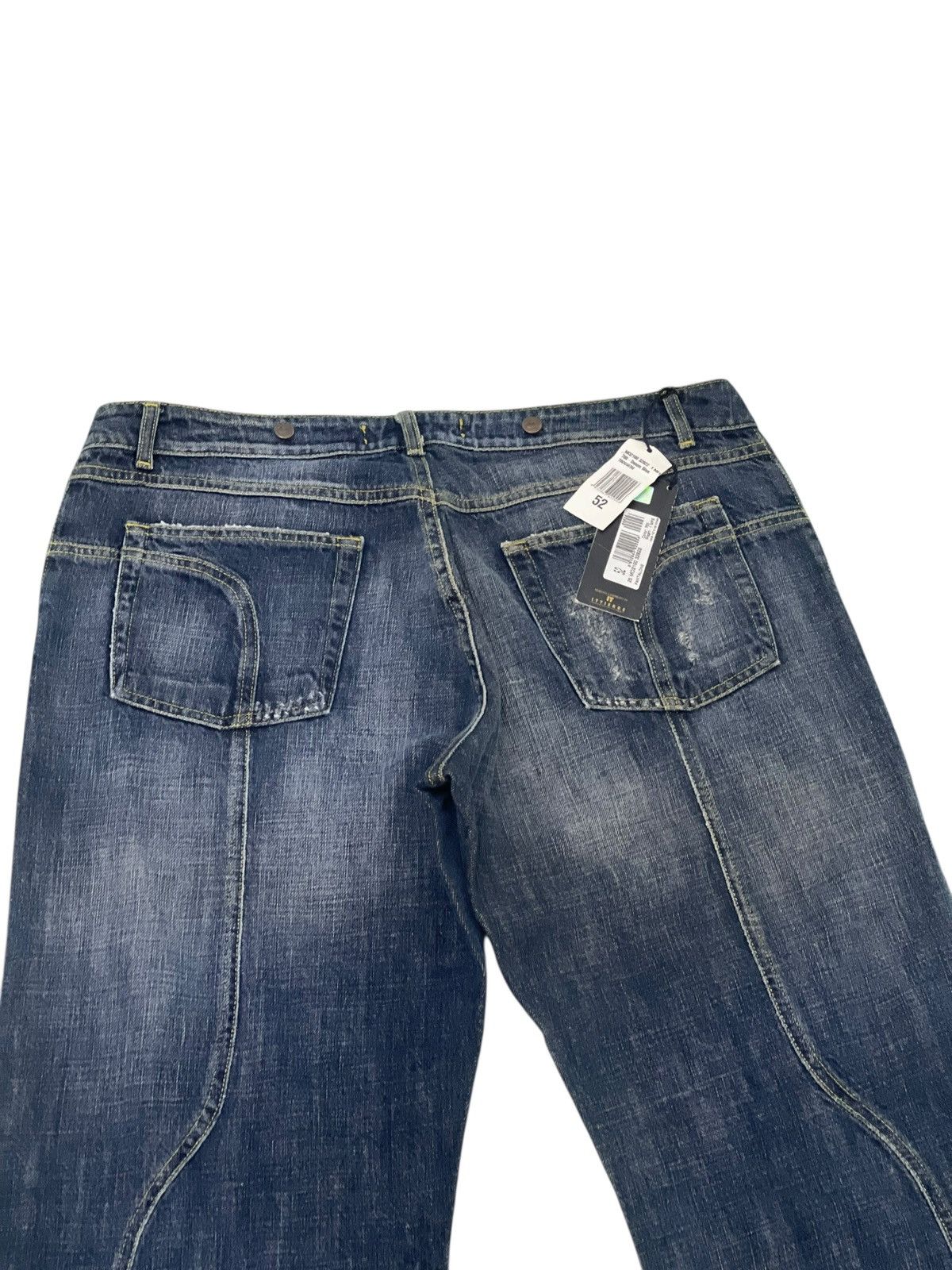 Roberto Cavalli Wide Jeans Just Cavalli Chrome Heart Dior Erd cdg Amiri 2🟦9 Size US 35 - 13 Thumbnail