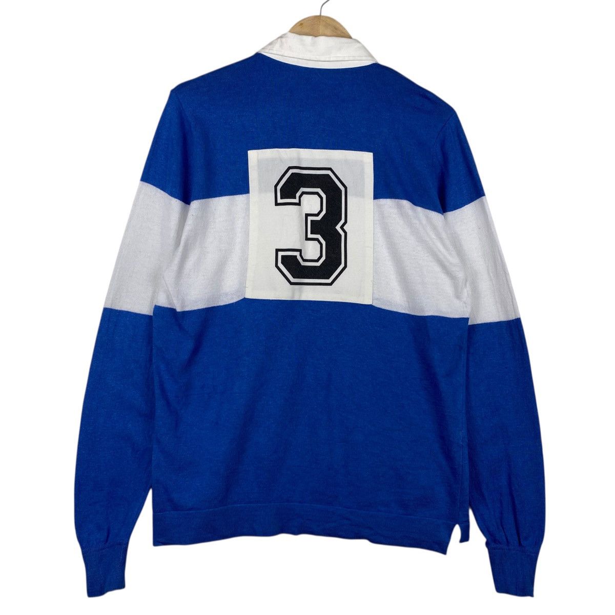 Benetton 💥 VTG BENETTON POLO RUGBY SHIRT Size US L / EU 52-54 / 3 - 5 Thumbnail