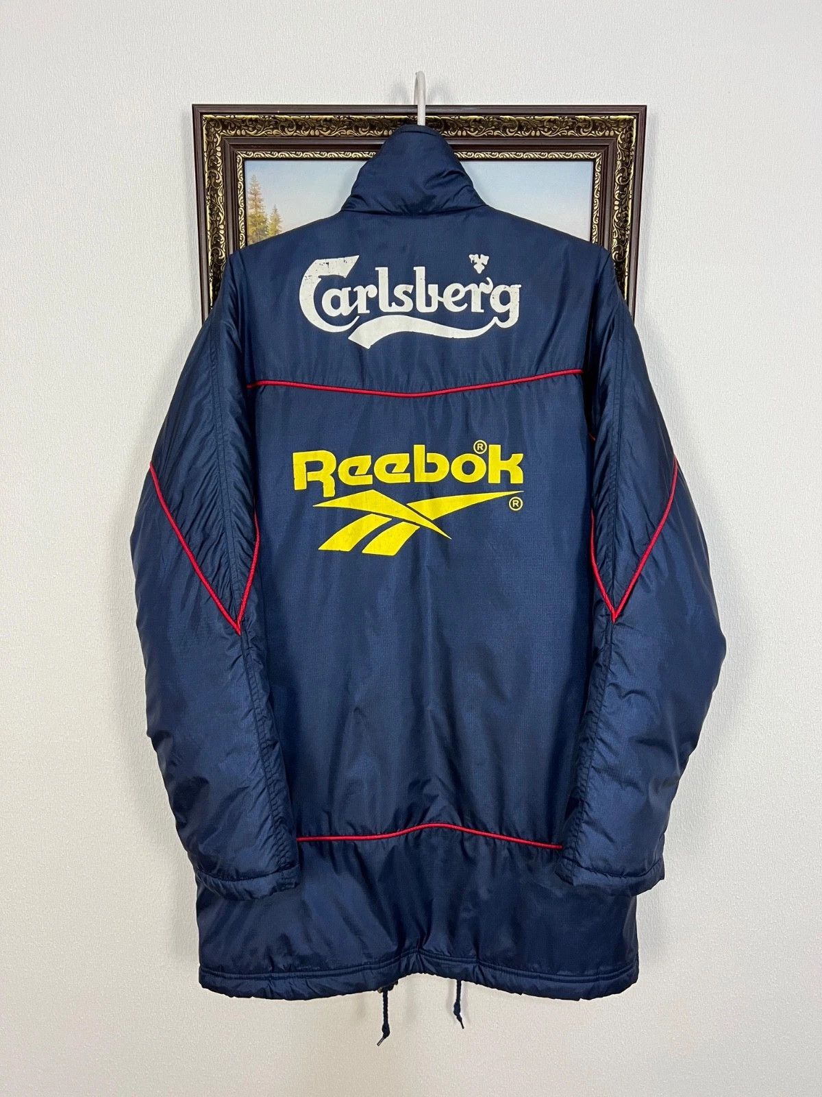 Reebok Vintage 90's Reebok Liverpool Jacket Football Blue Bomber Size US S / EU 44-46 / 1 - 7 Thumbnail