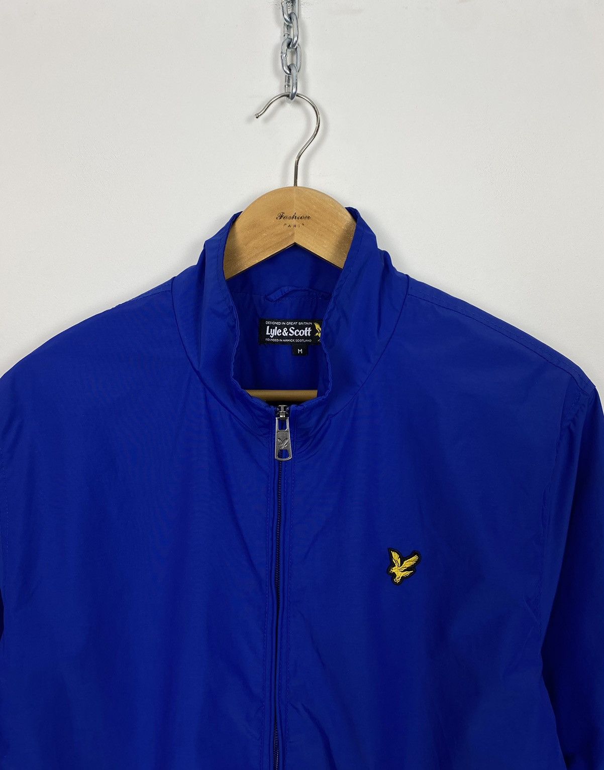 Lyle & Scott Lyle And Scott Men’s Blue Funnel Neck Jacket Size Medium Top Size US M / EU 48-50 / 2 - 2 Thumbnail