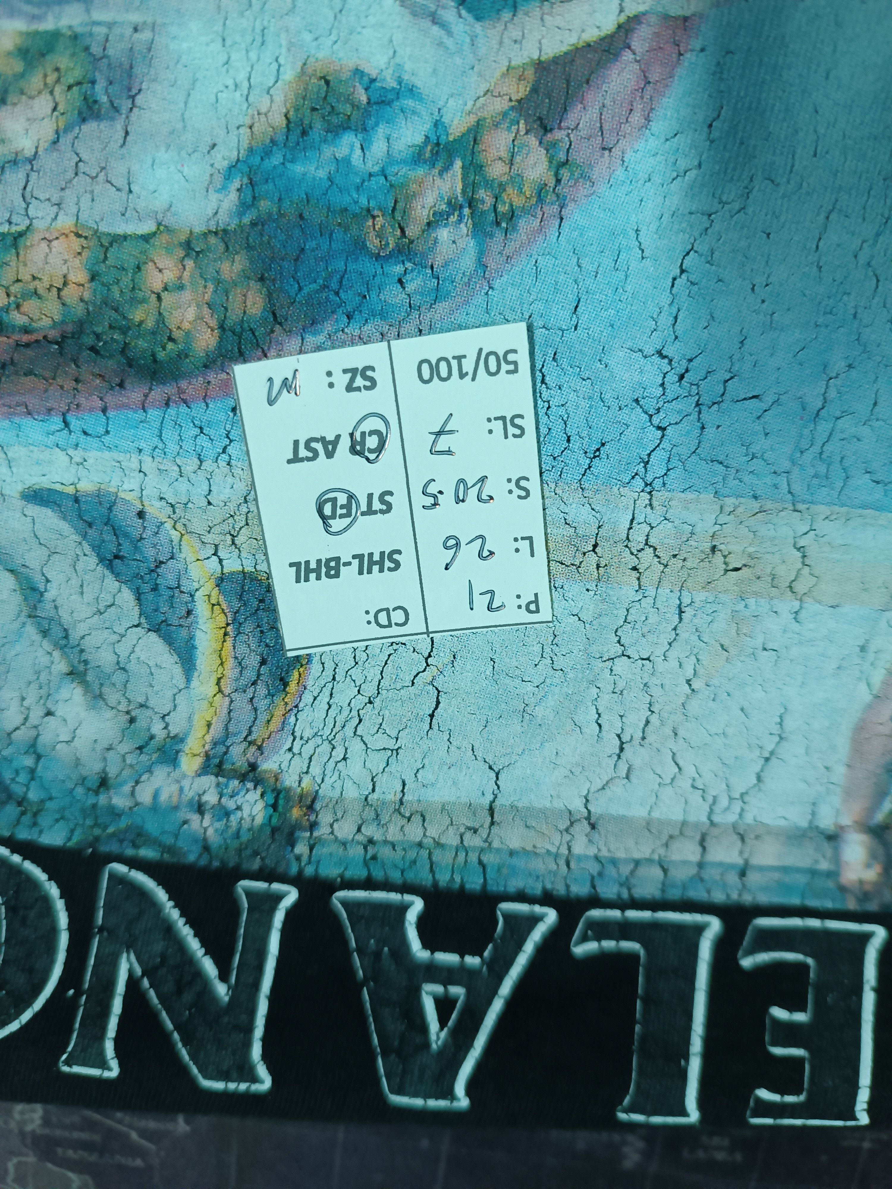 Vintage VINTAGE 90'S MICHELANGELO DISTRESSED ART TEE VERY RARE Size US M / EU 48-50 / 2 - 17 Thumbnail