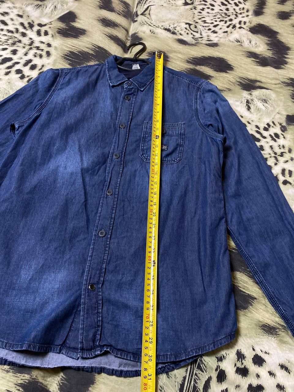 Diesel Diesel Dark Denim Long Sleeve button up. Used Size US L / EU 52-54 / 3 - 12 Thumbnail